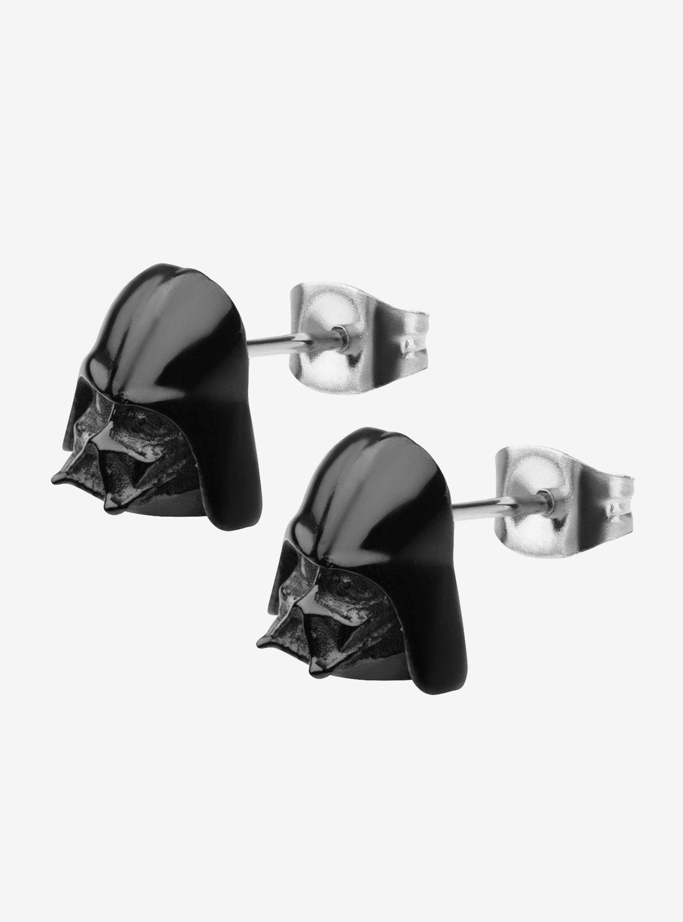 Star Wars 3D Darth Vader Stud Earrings, , hi-res