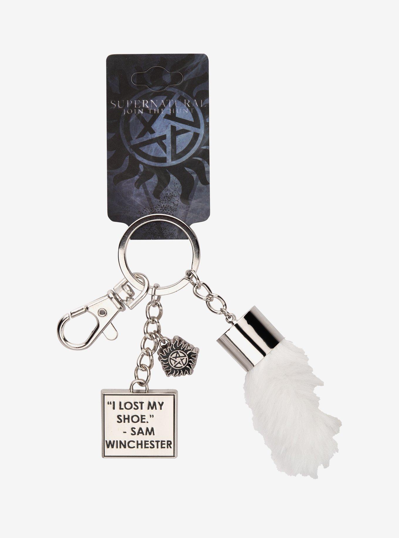Supernatural Faux Rabbit Foot Keychain, , alternate