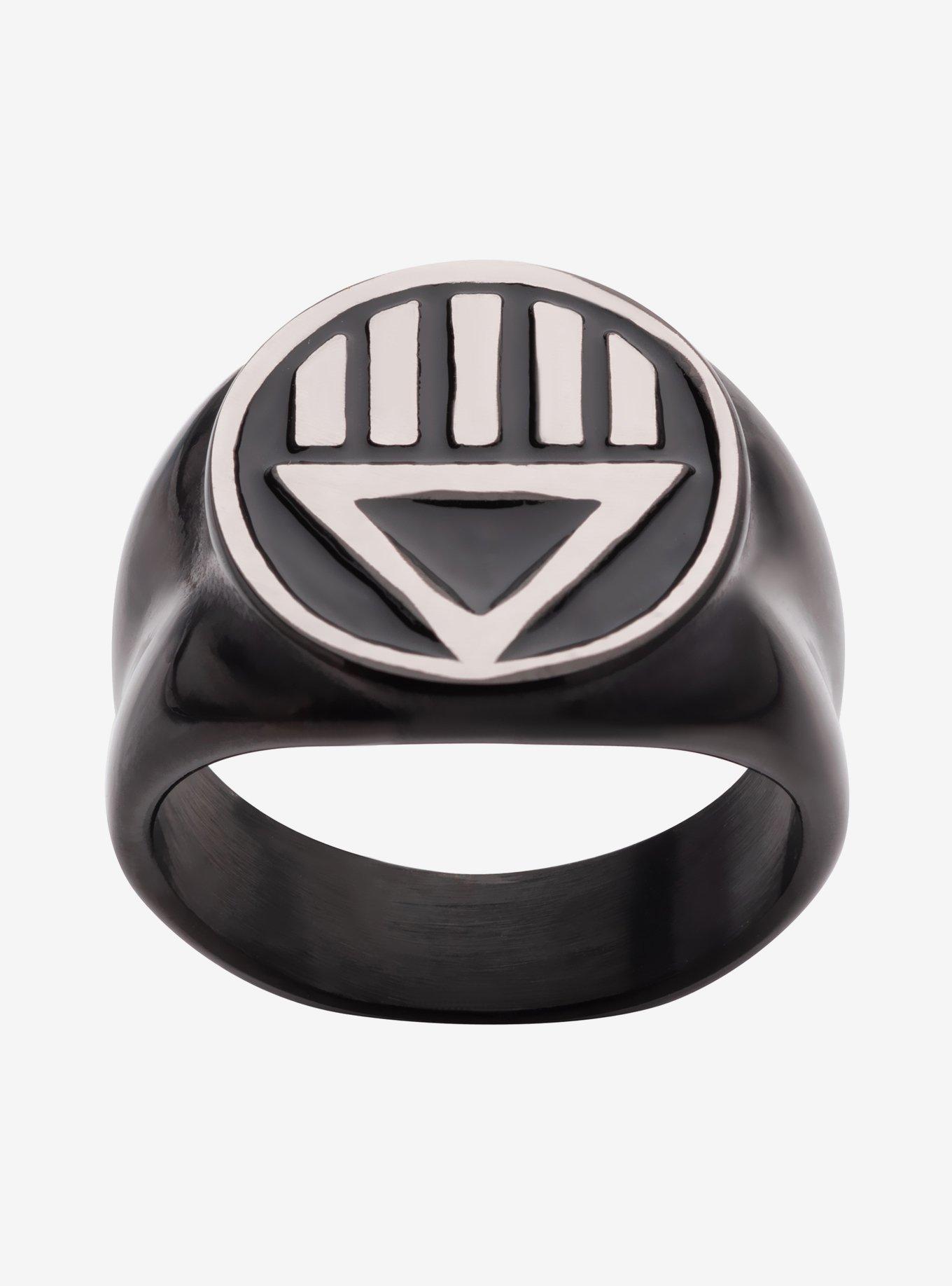 DC Comics Green Lantern "Death" Symbol Ring, , hi-res