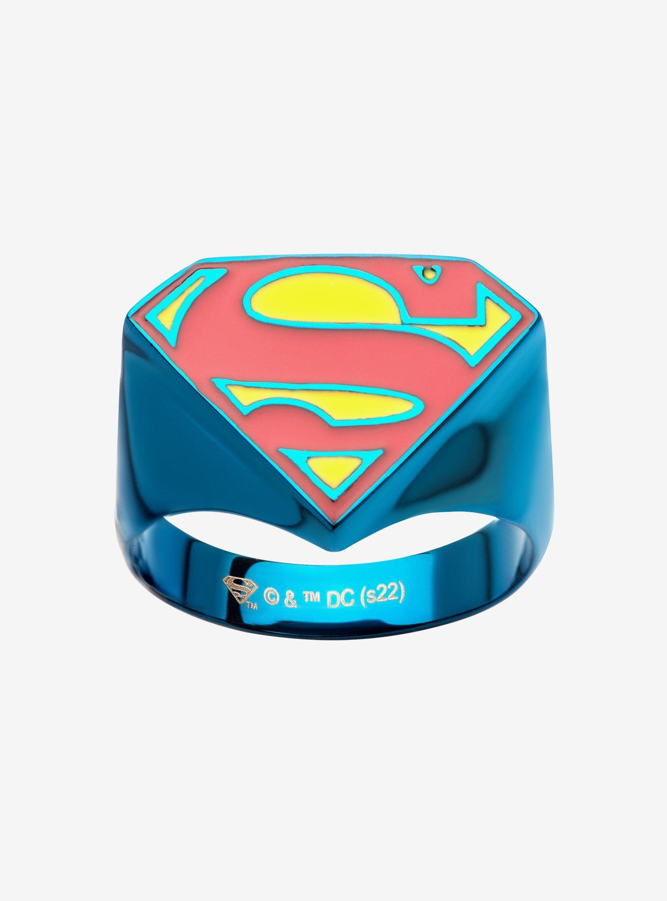 DC Comics Superman Logo Blue Ring, , hi-res