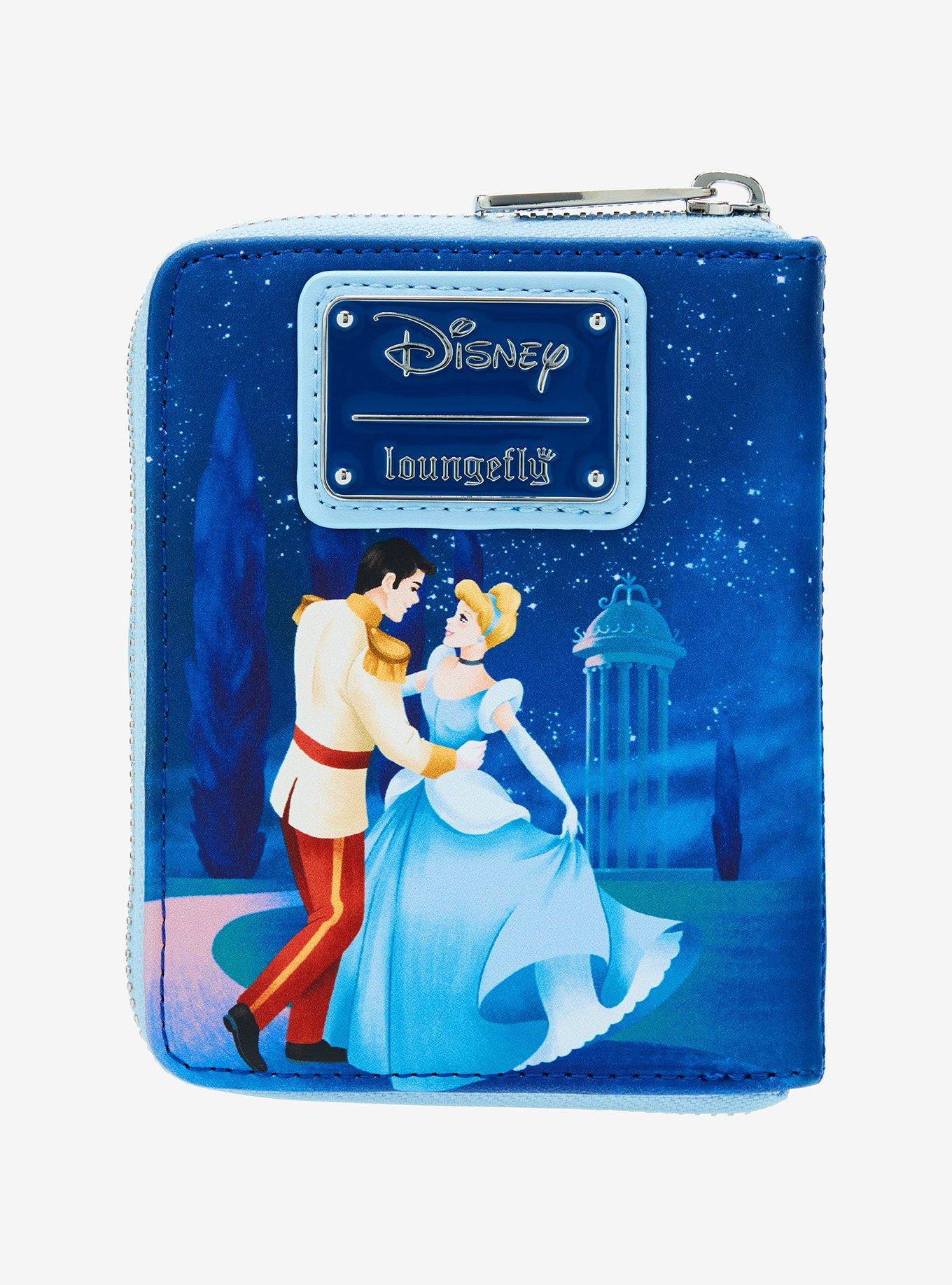 Loungefly Disney Cinderella 75th Anniversary Portrait Mini Zipper Wallet, , alternate