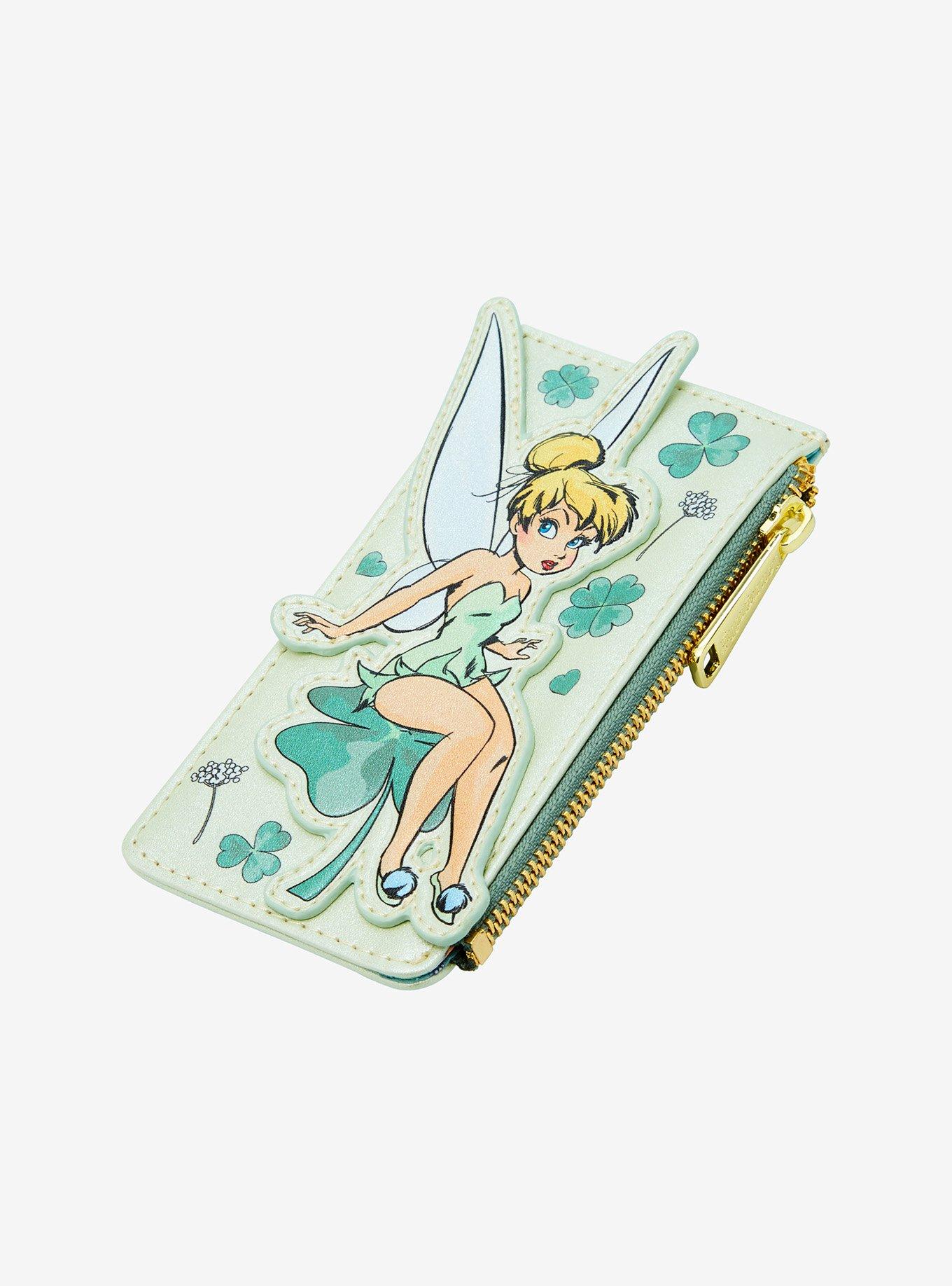 Loungefly Disney Peter Pan Tinker Bell Clover Cardholder, , alternate