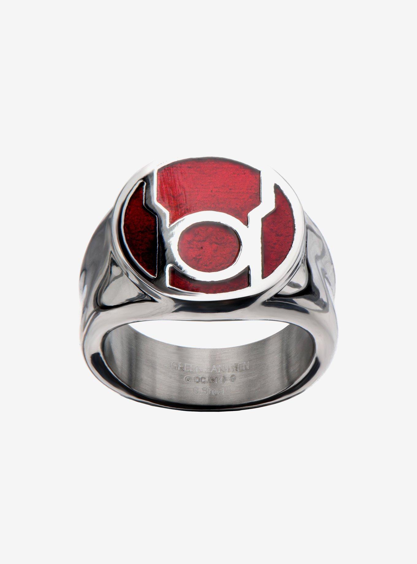 DC Comics Red Lantern Corps Blackest Night Rage Ring, , hi-res