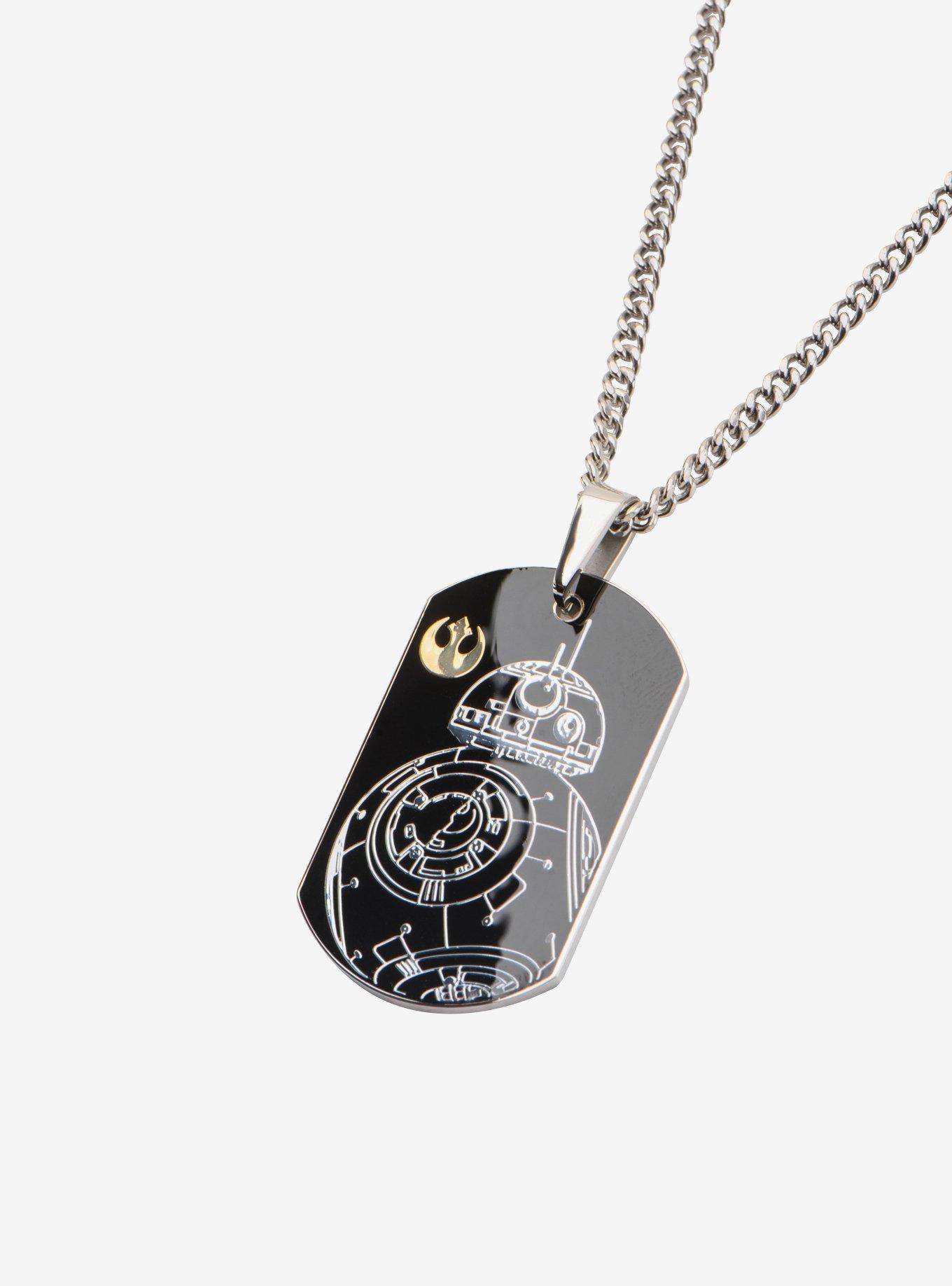 Star Wars Episode 7 BB-8 Dog Tag Pendant Necklace, , hi-res