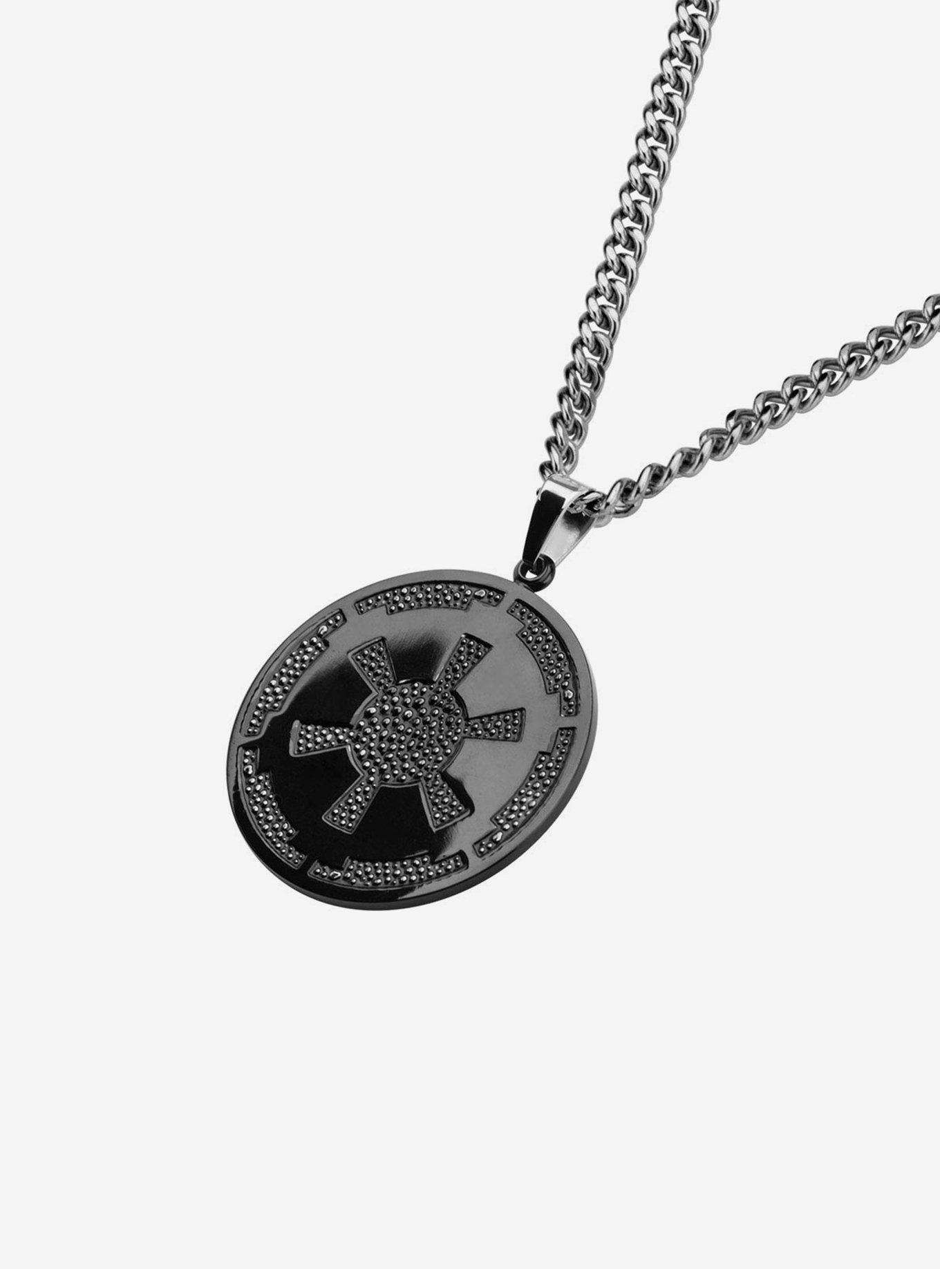 Star Wars Galactic Empire Symbol Pendant Necklace, , alternate