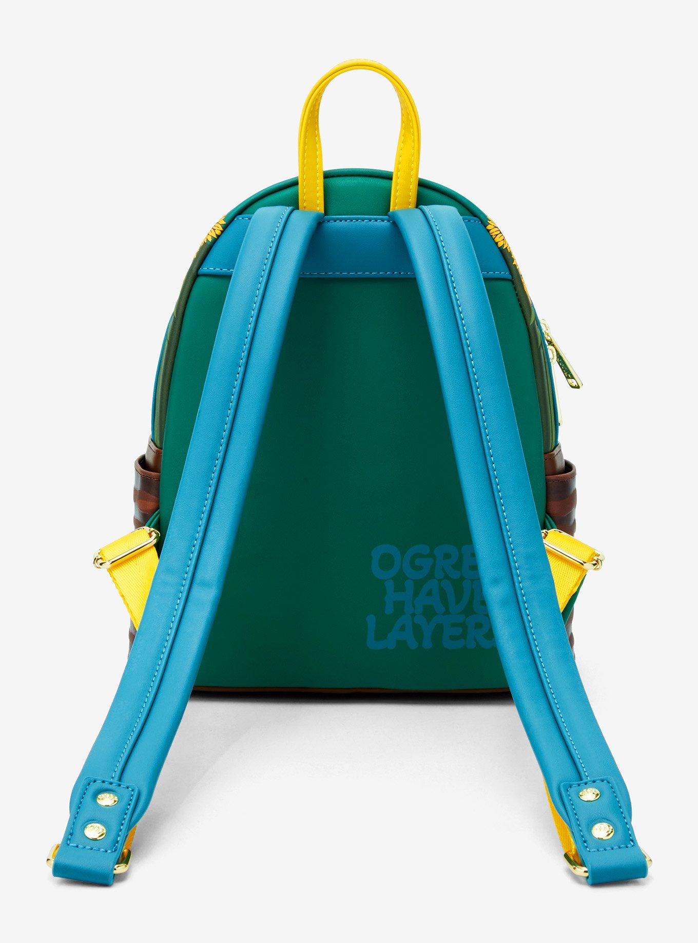 ☆Loungefly☆Shrek & Donkey Sunflower Field Mini Backpack Shrek & Donkey Sunflower Field Mini Backpack | Loungefly