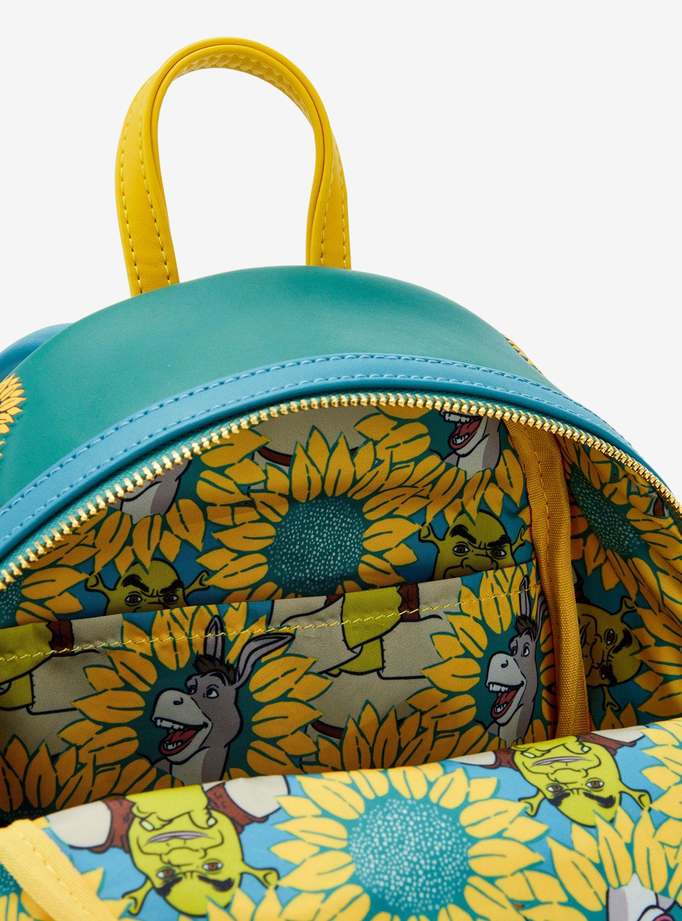 ☆Loungefly☆Shrek & Donkey Sunflower Field Mini Backpack Shrek & Donkey Sunflower Field Mini Backpack | Loungefly
