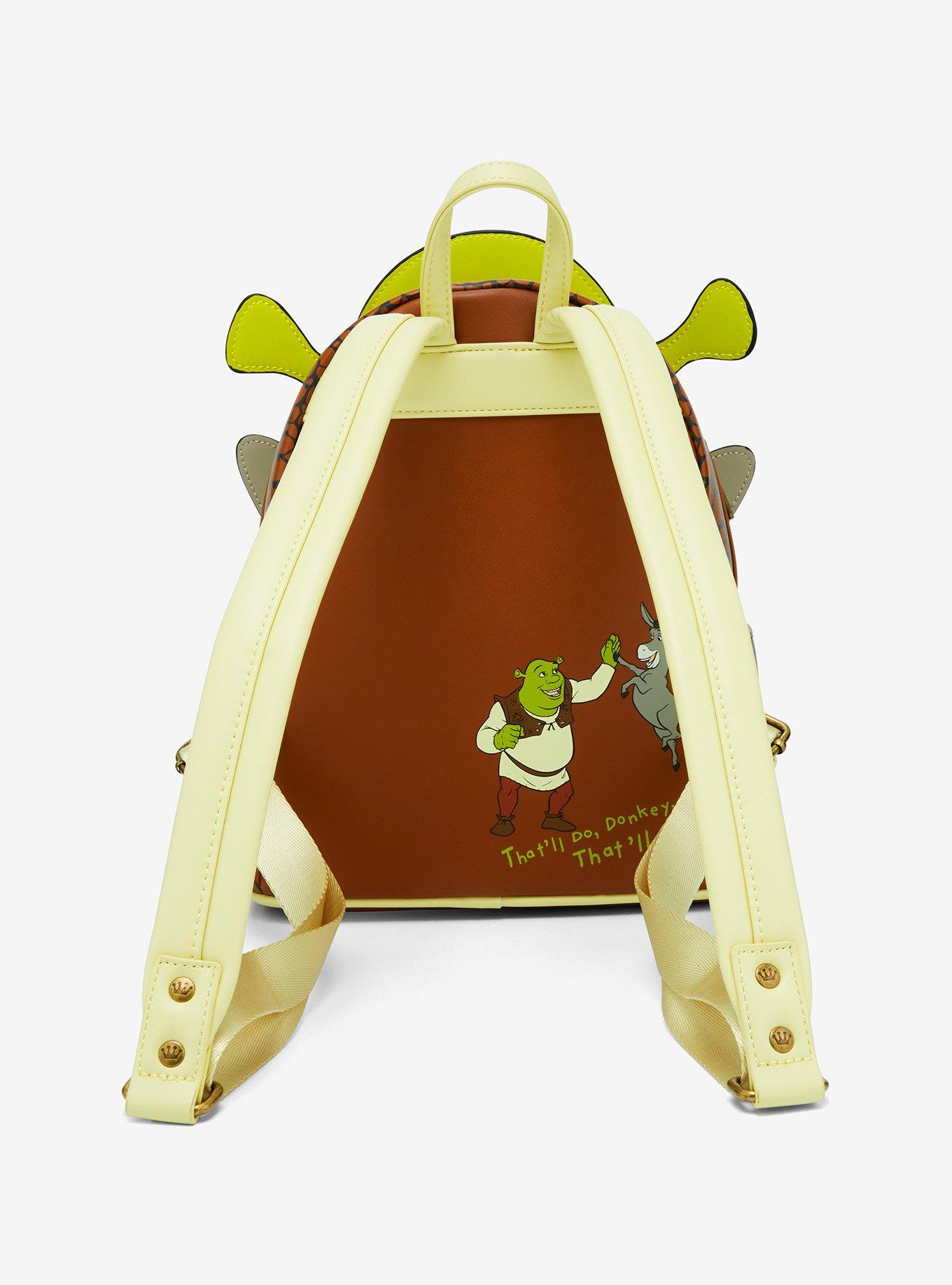 Loungefly DreamWorks Shrek Donkey & Shrek Figural Mini Backpack