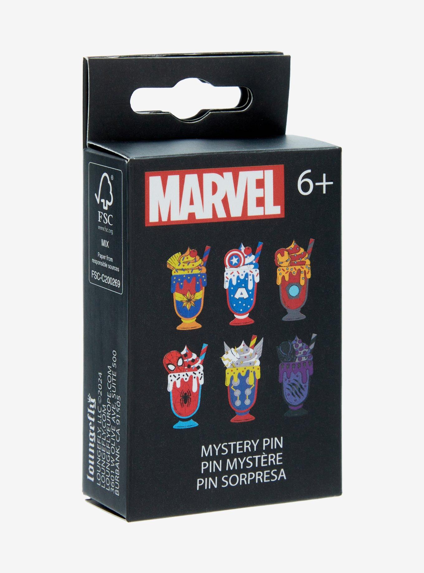 Loungefly Marvel Milkshakes Blind Box Enamel Pin - BoxLunch Exclusive, , hi-res