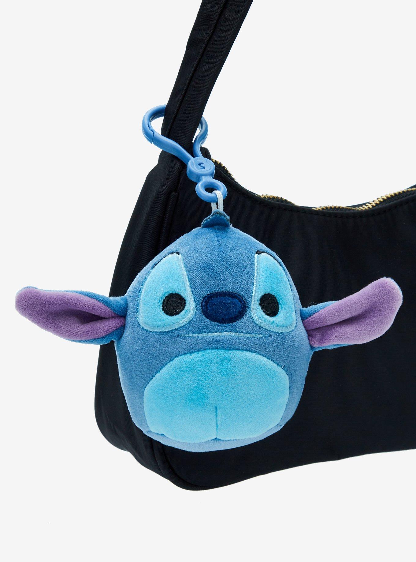 Squishmallows Disney Lilo & Stitch Plush Stitch Bag Clip, , alternate