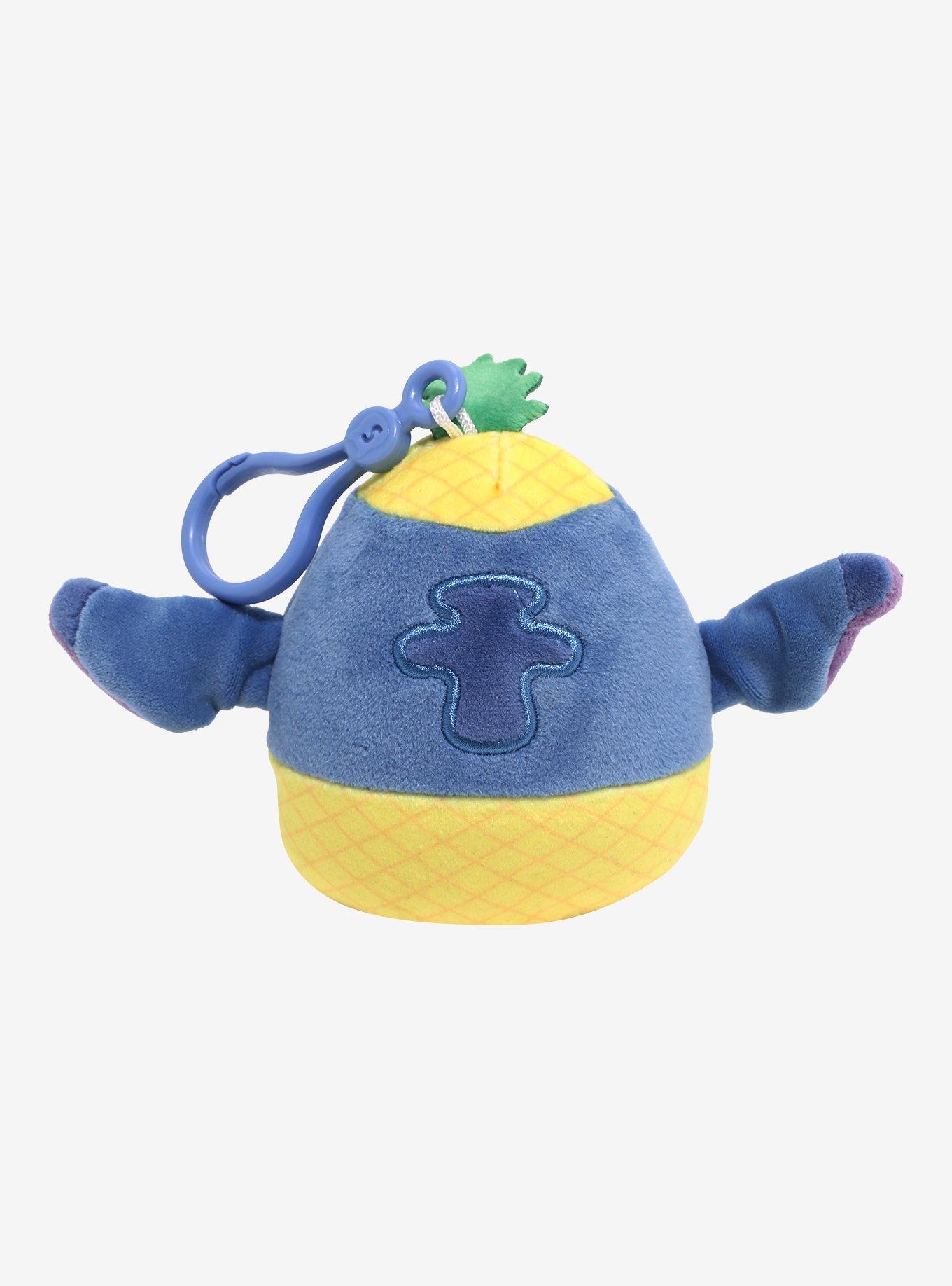 Squishmallows Disney Lilo & Stitch Pineapple Stitch 3 Inch Plush Bag Clip, , hi-res