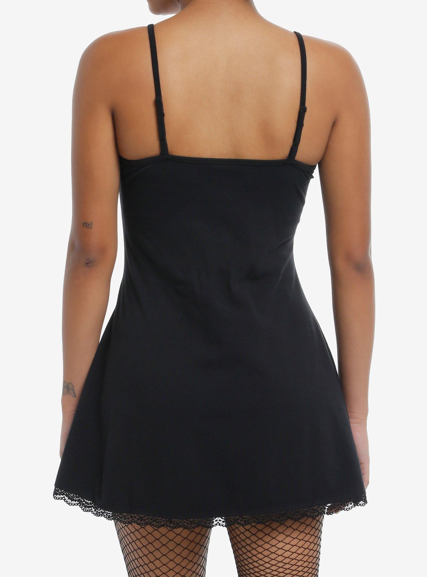 Iron Maiden Piece Of Mind Eddie Cami Dress, BLACK, alternate