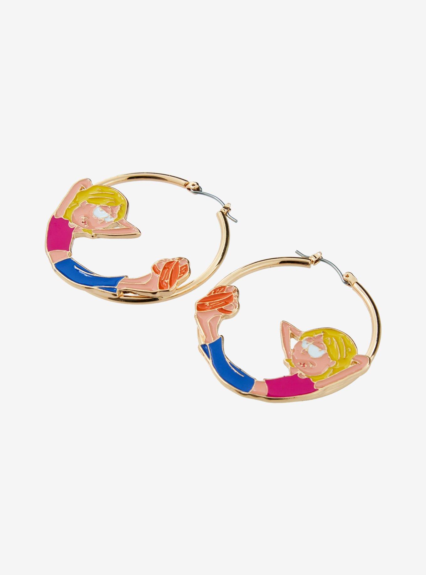 Disney Lizzie McGuire Hoop Earrings, , alternate