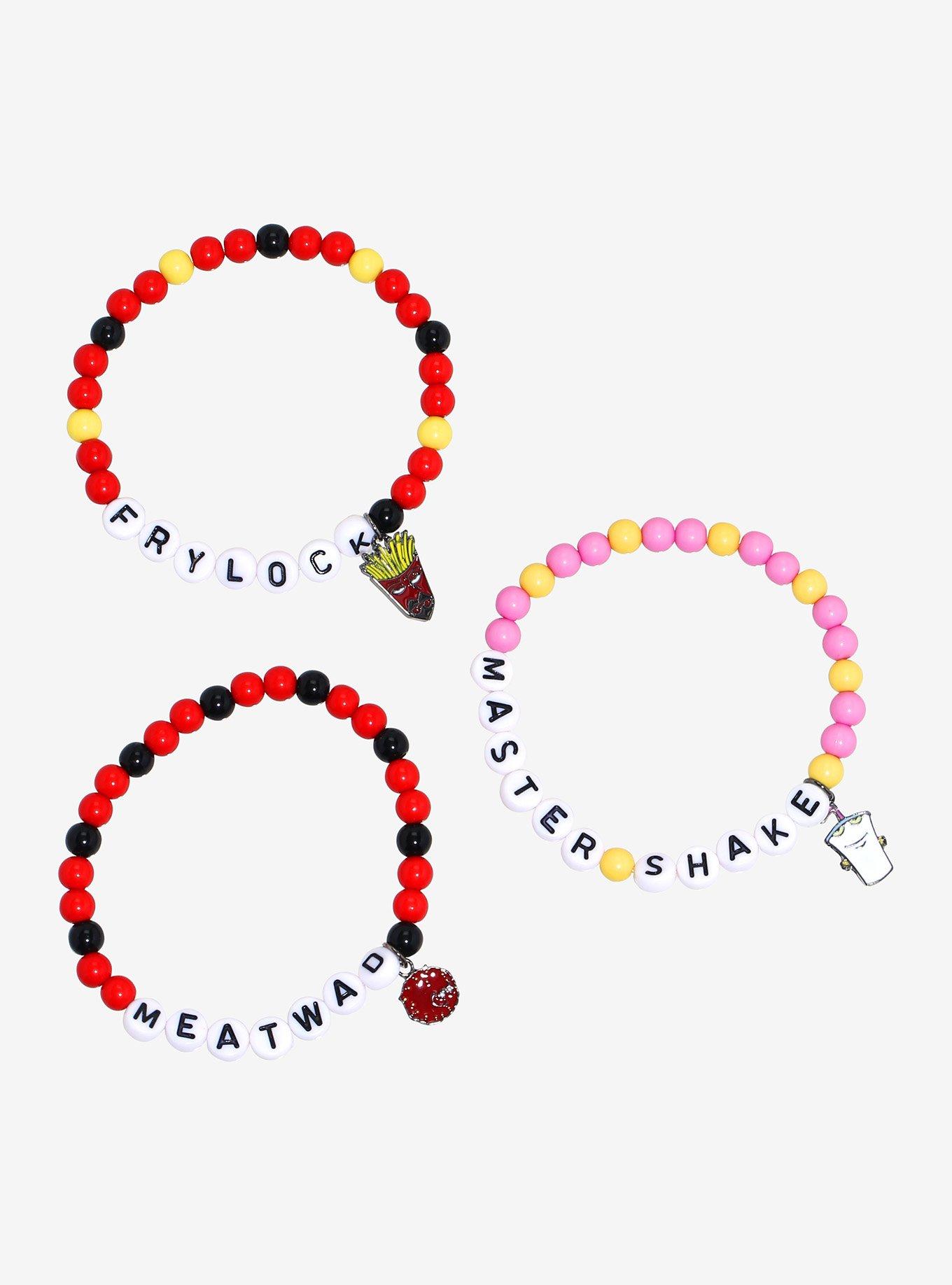 Aqua Teen Hunger Force Beaded Bracelet Set, , alternate