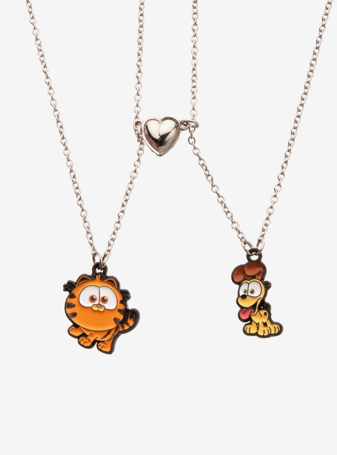 Garfield Baby Garfield & Odie Best Friend Necklace Set, , hi-res