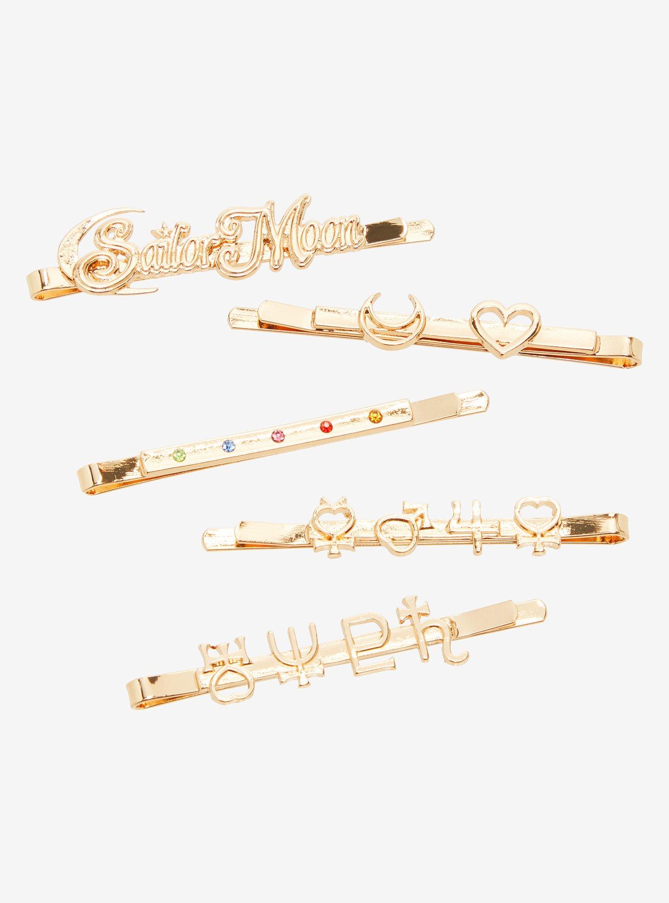 Pretty Guardian Sailor Moon Icons Bobby Pin Set - BoxLunch Exclusive, , alternate