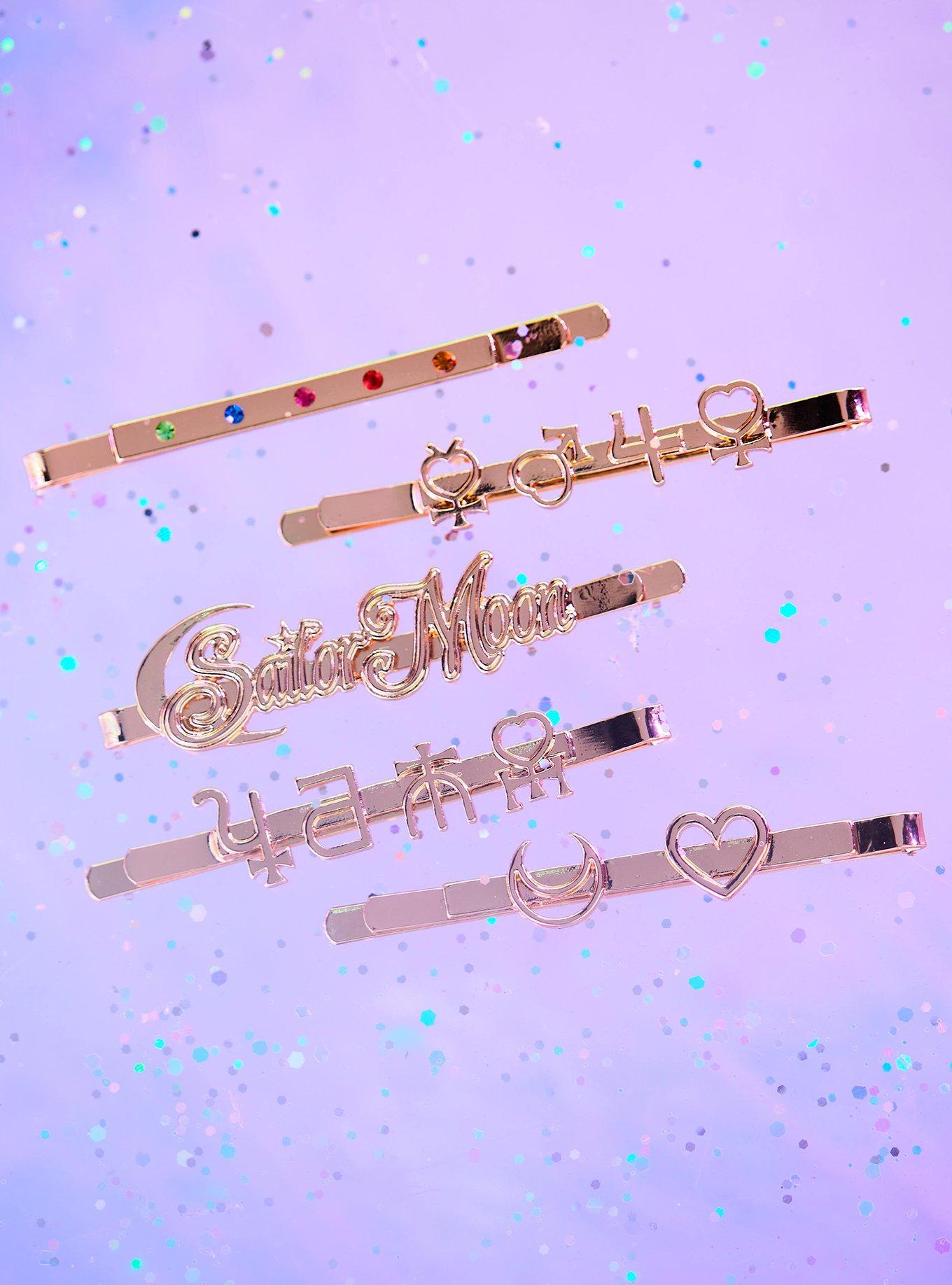 Pretty Guardian Sailor Moon Icons Bobby Pin Set - BoxLunch Exclusive, , alternate