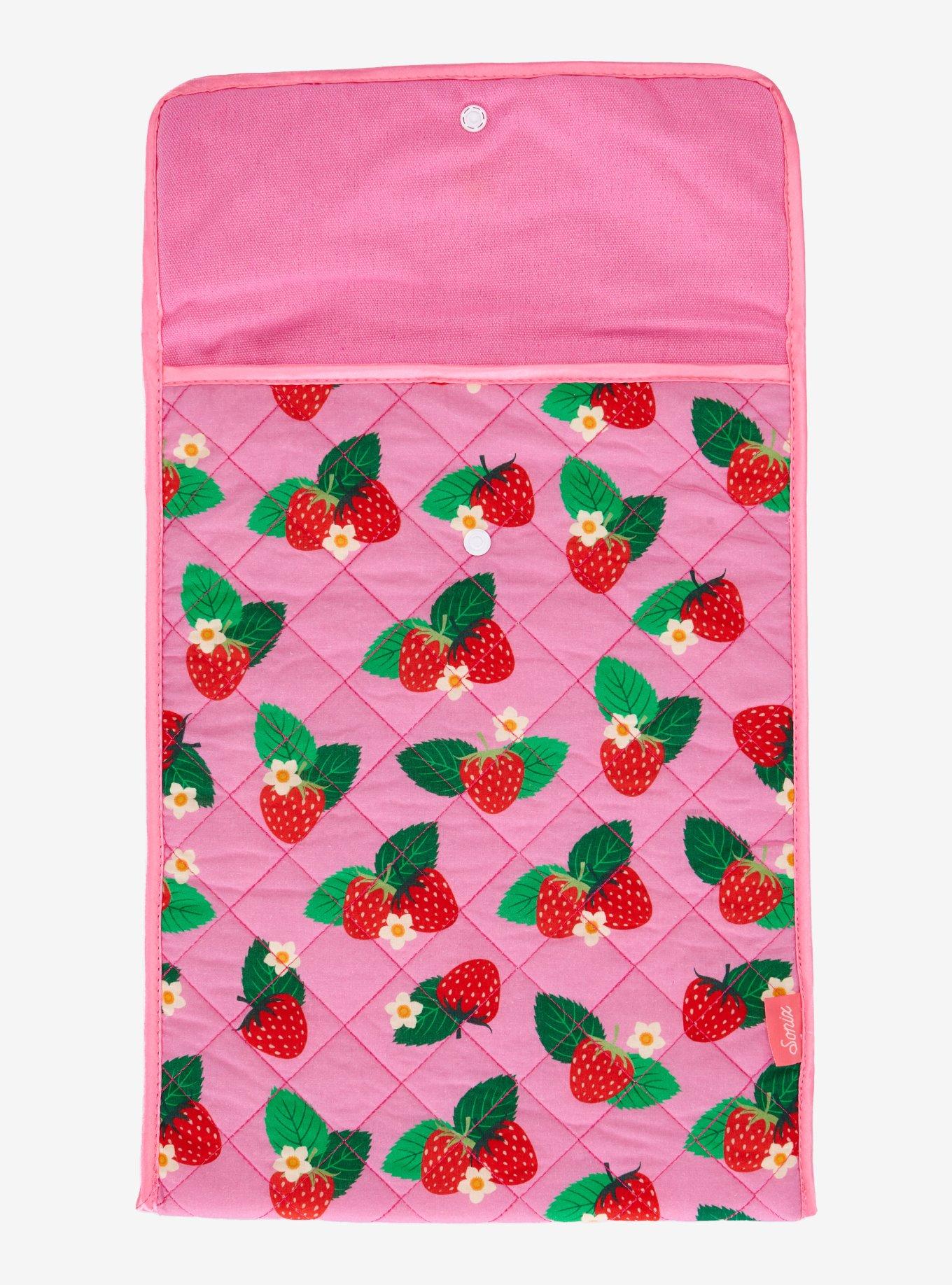 Strawberry Shortcake Allover Print Laptop Case, , hi-res