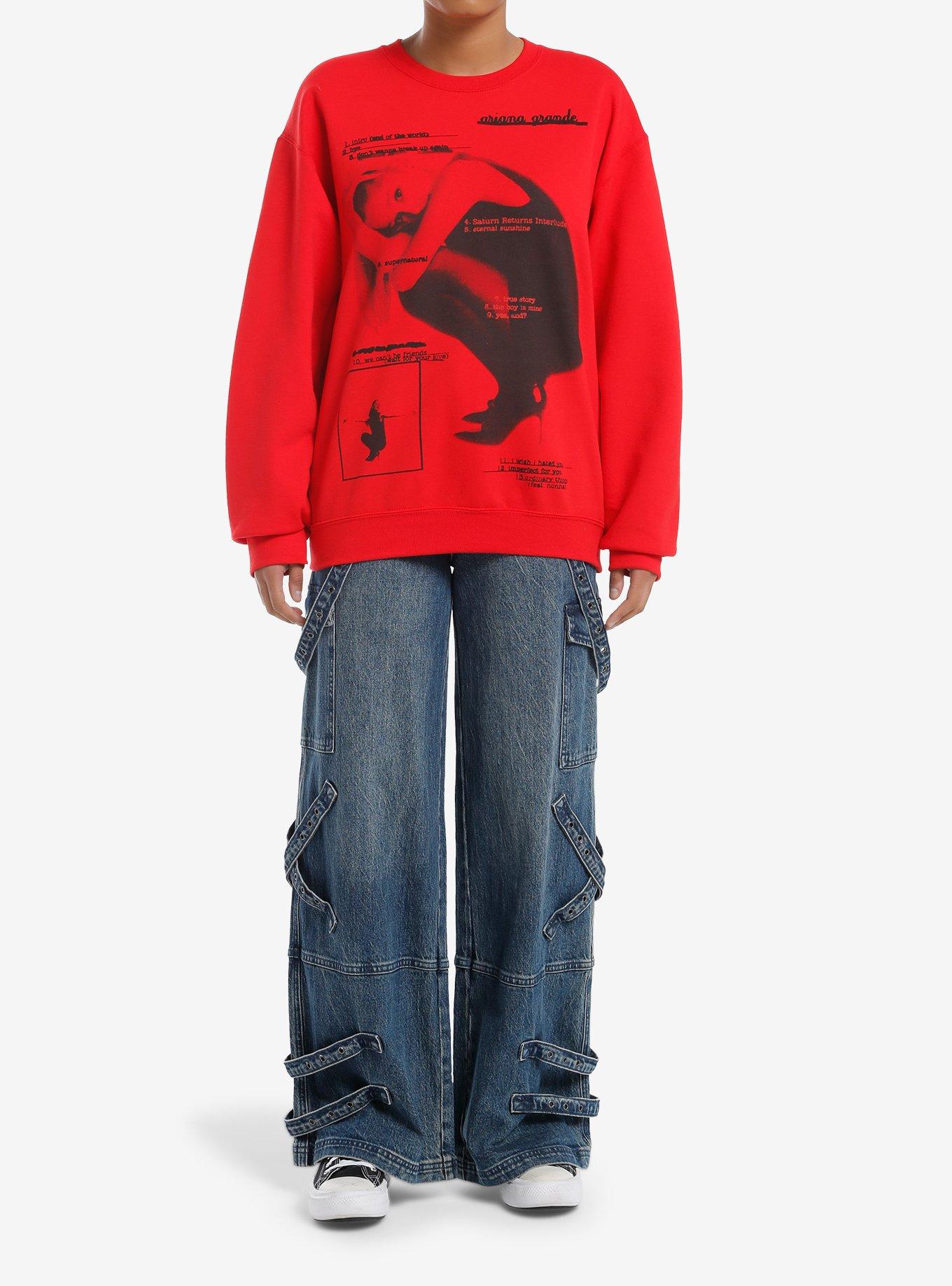 Ariana Grande Eternal Sunshine Red Girls Sweatshirt, RED, alternate
