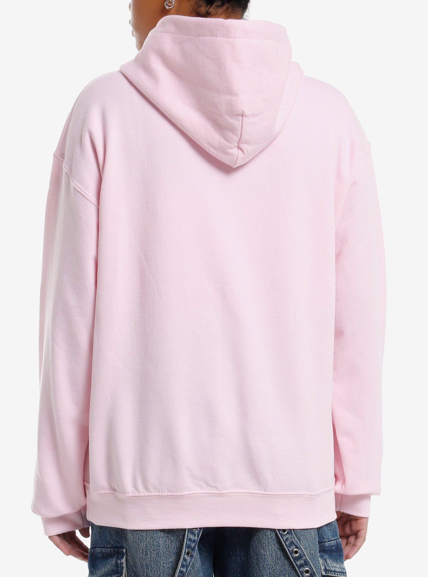 Melanie Martinez Heart Portrait Hoodie, LIGHT PINK, alternate