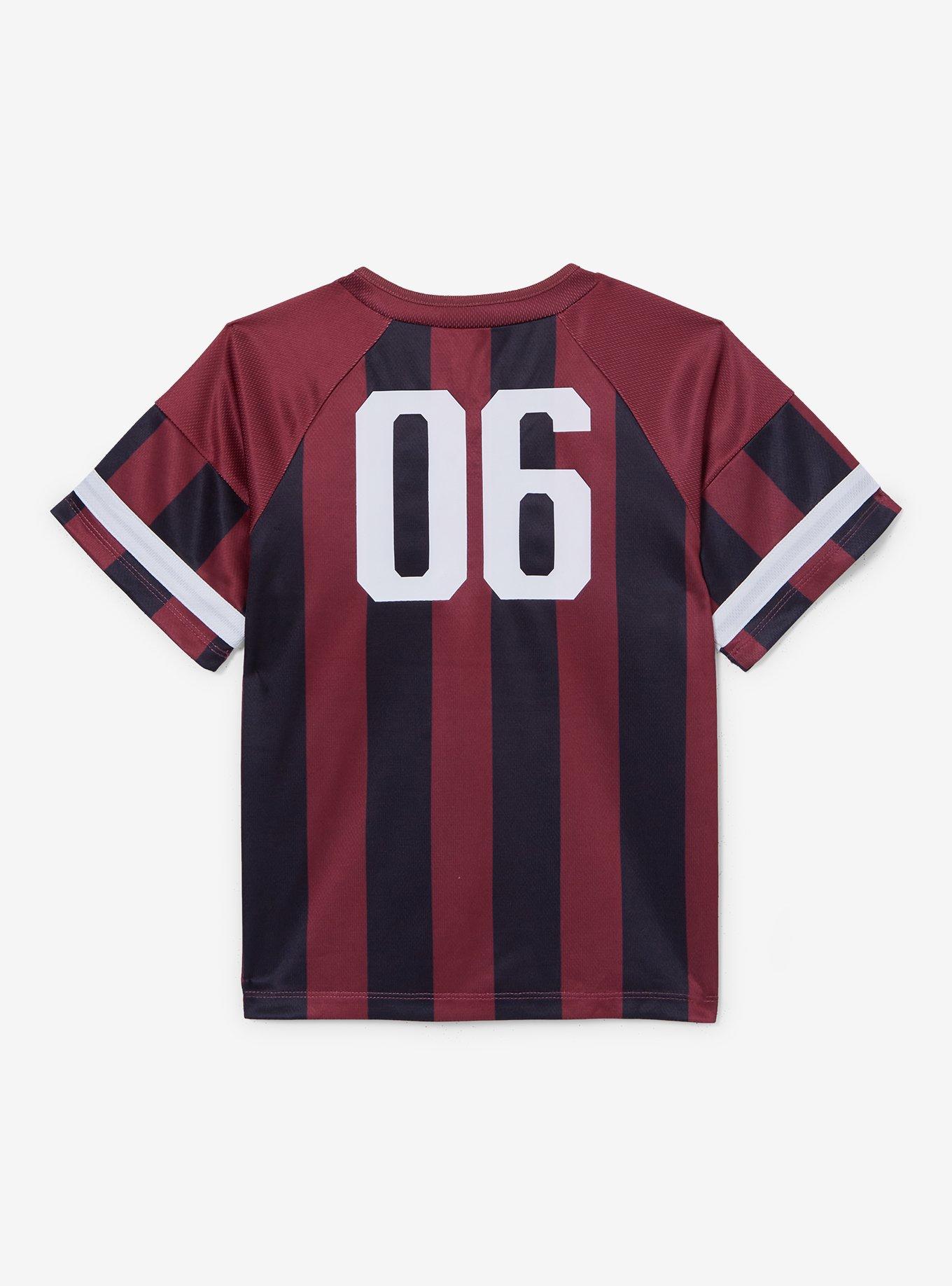 Naruto Shippuden Akatsuki Organization Toddler Striped Soccer Jersey — BoxLunch Exclusive, , hi-res