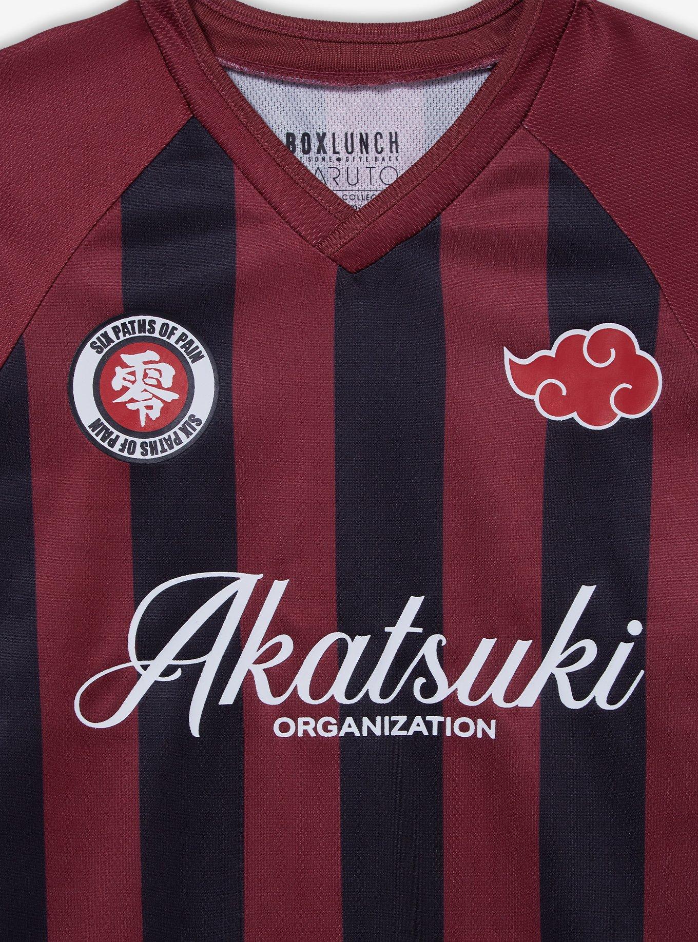 Naruto Shippuden Akatsuki Organization Toddler Striped Soccer Jersey — BoxLunch Exclusive