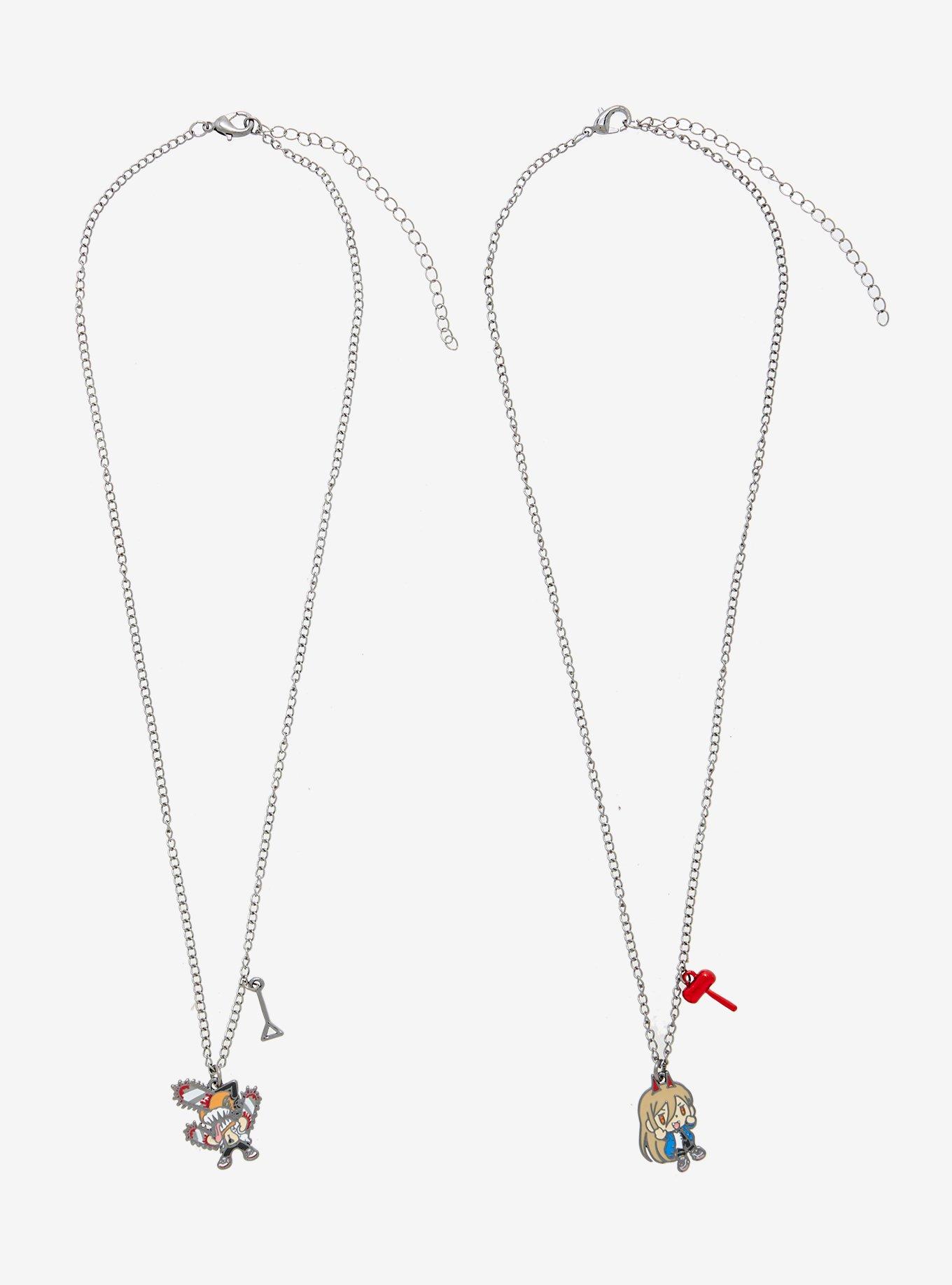 Chainsaw Man Chibi Power & Denji Best Friend Necklace Set, , hi-res