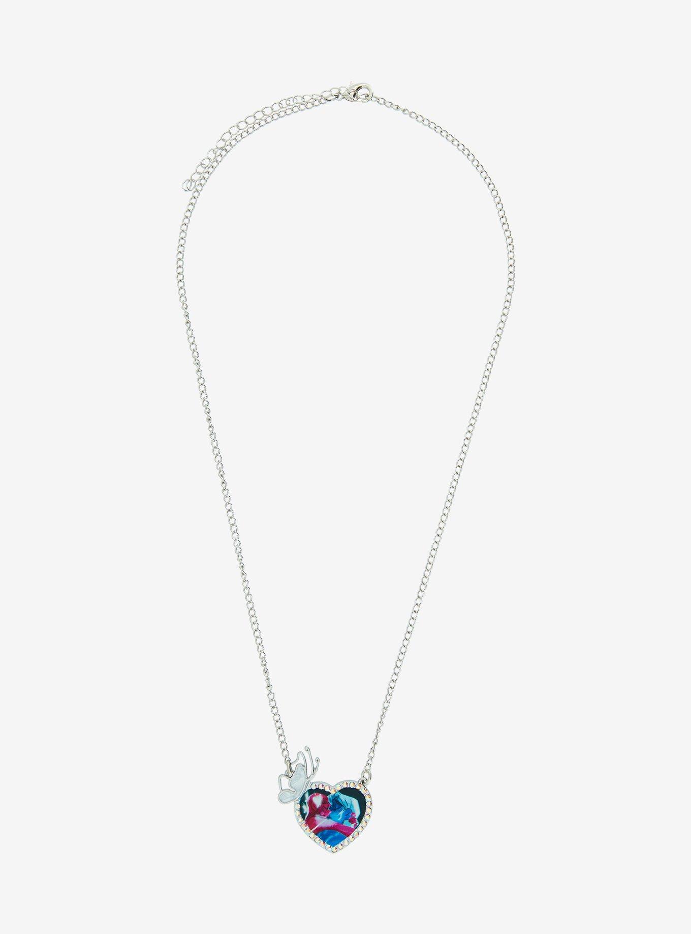 Lore Olympus Persephone & Hades Heart Necklace, , hi-res