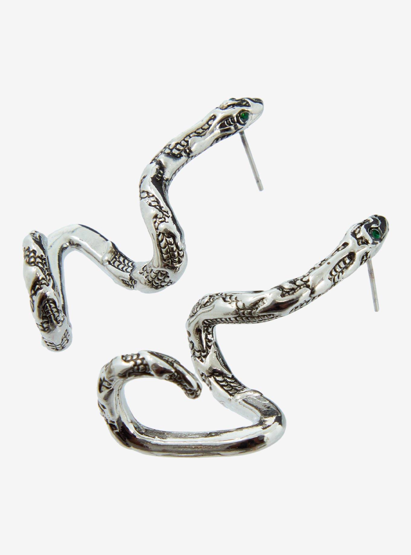 Harry Potter Snake Ear Cuff Stud Earrings, , alternate