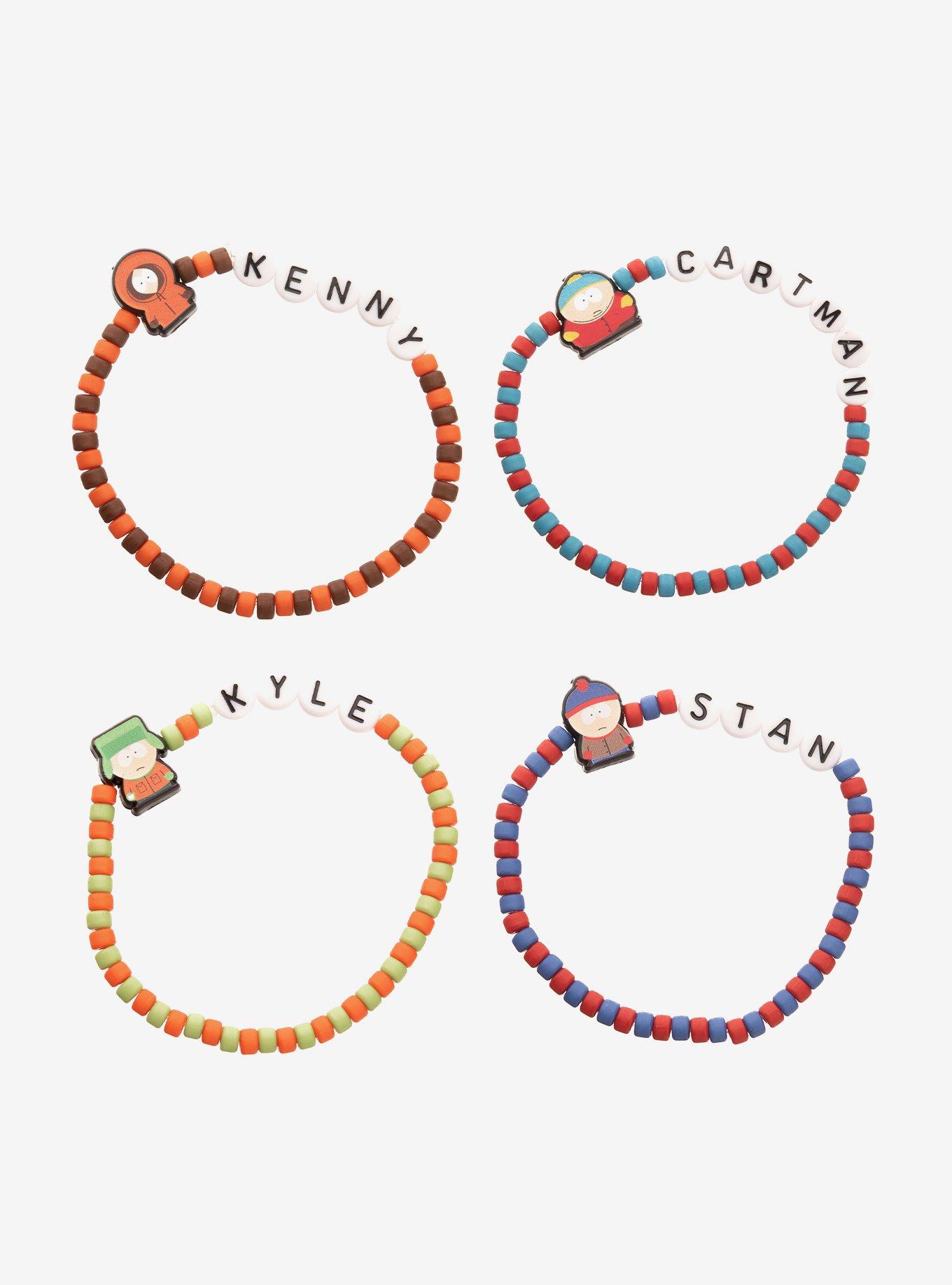 South Park Characters Beaded Bracelet Set, , hi-res