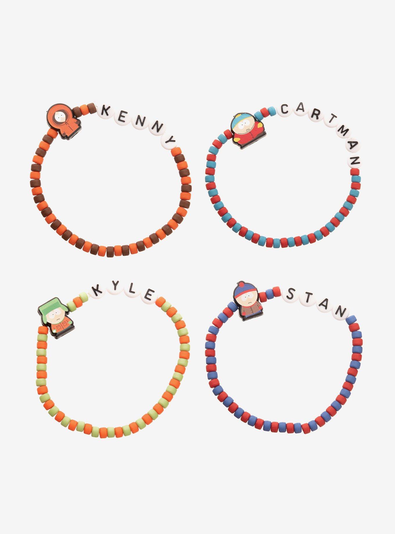 South Park Characters Beaded Bracelet Set, , hi-res