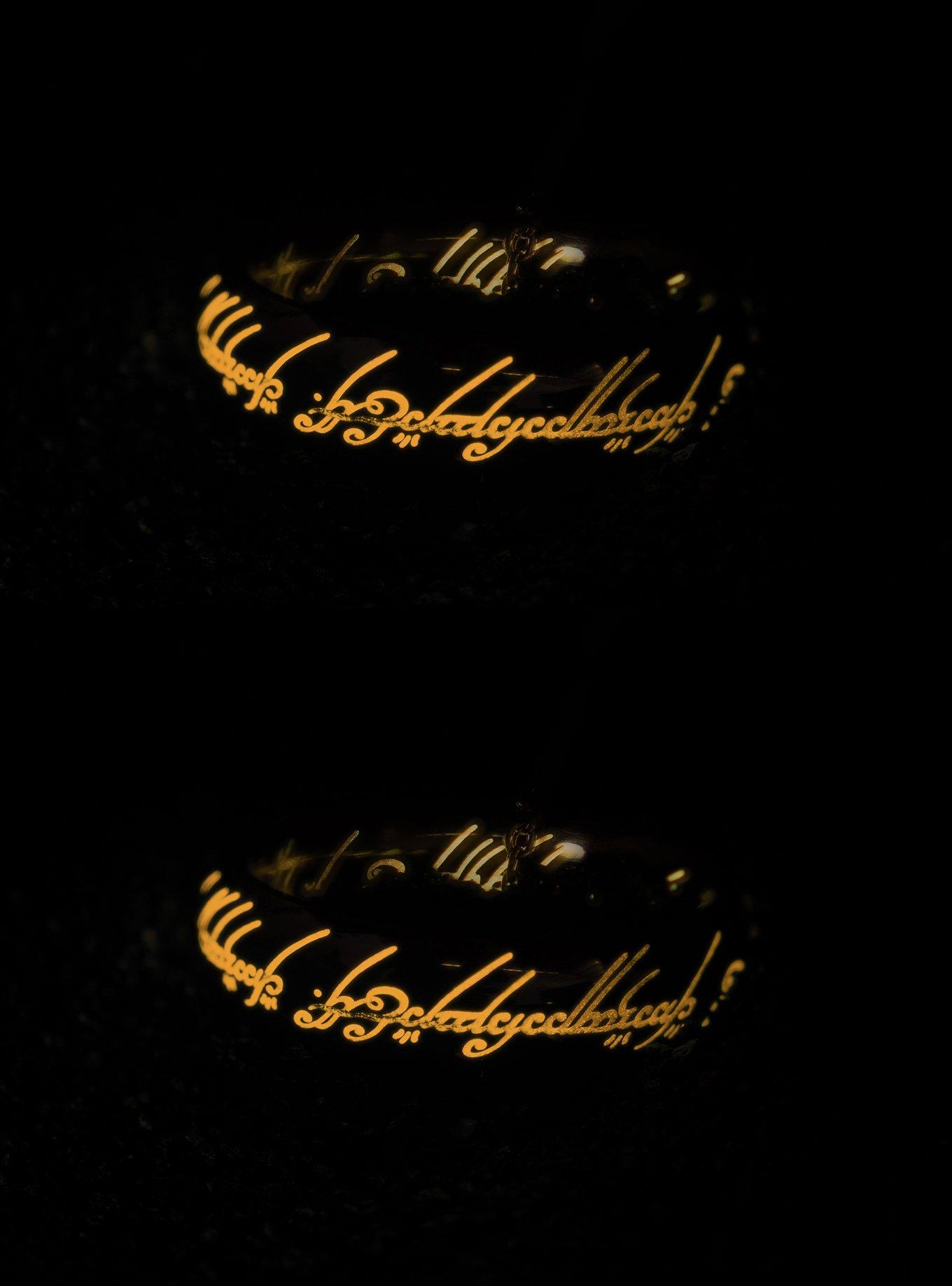 The Lord Of The Rings One Ring Glow-In-The-Dark Best Friend Necklace Set, , alternate