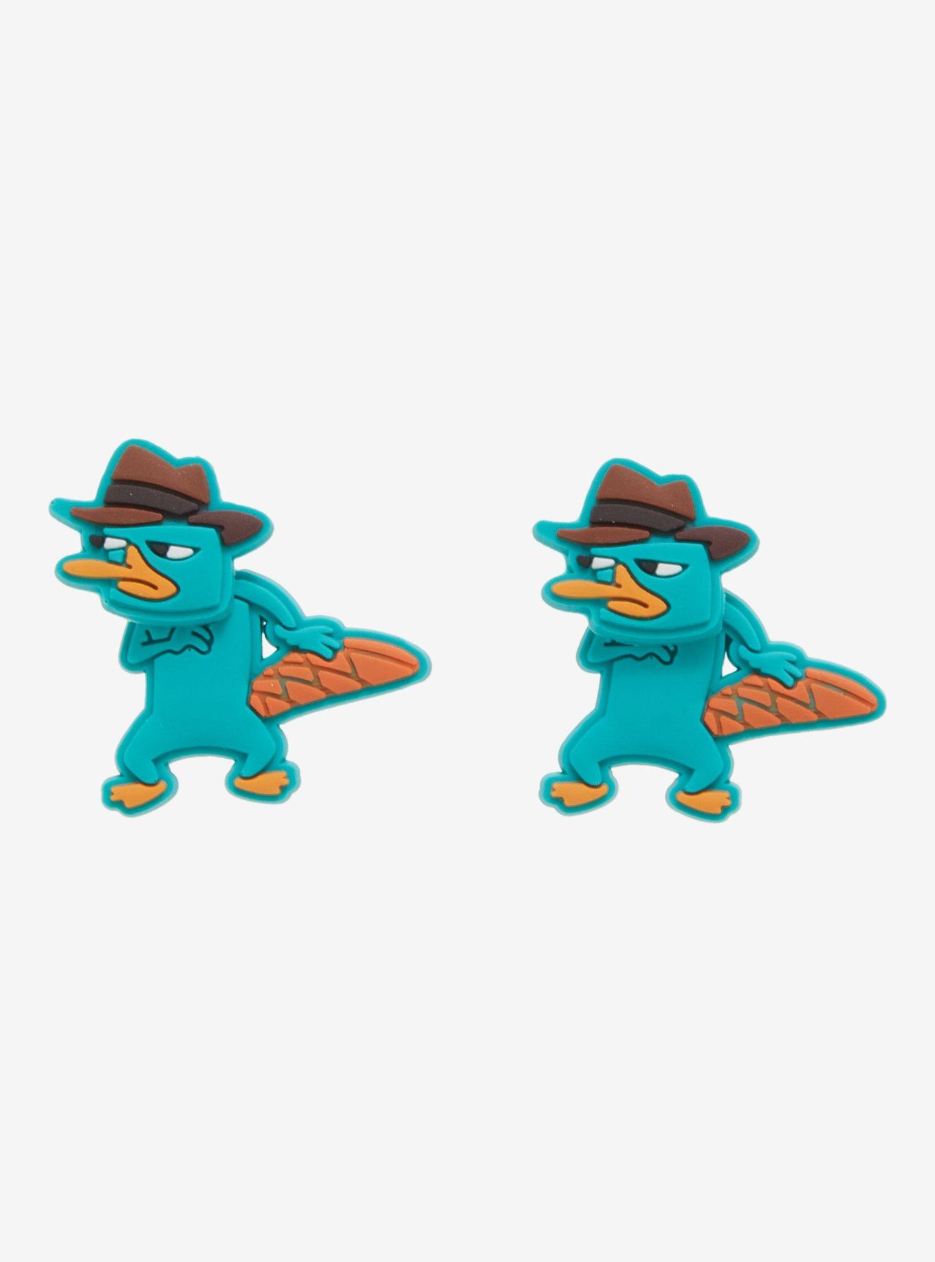 Disney Phineas And Ferb Agent P Front/Back Earrings, , hi-res