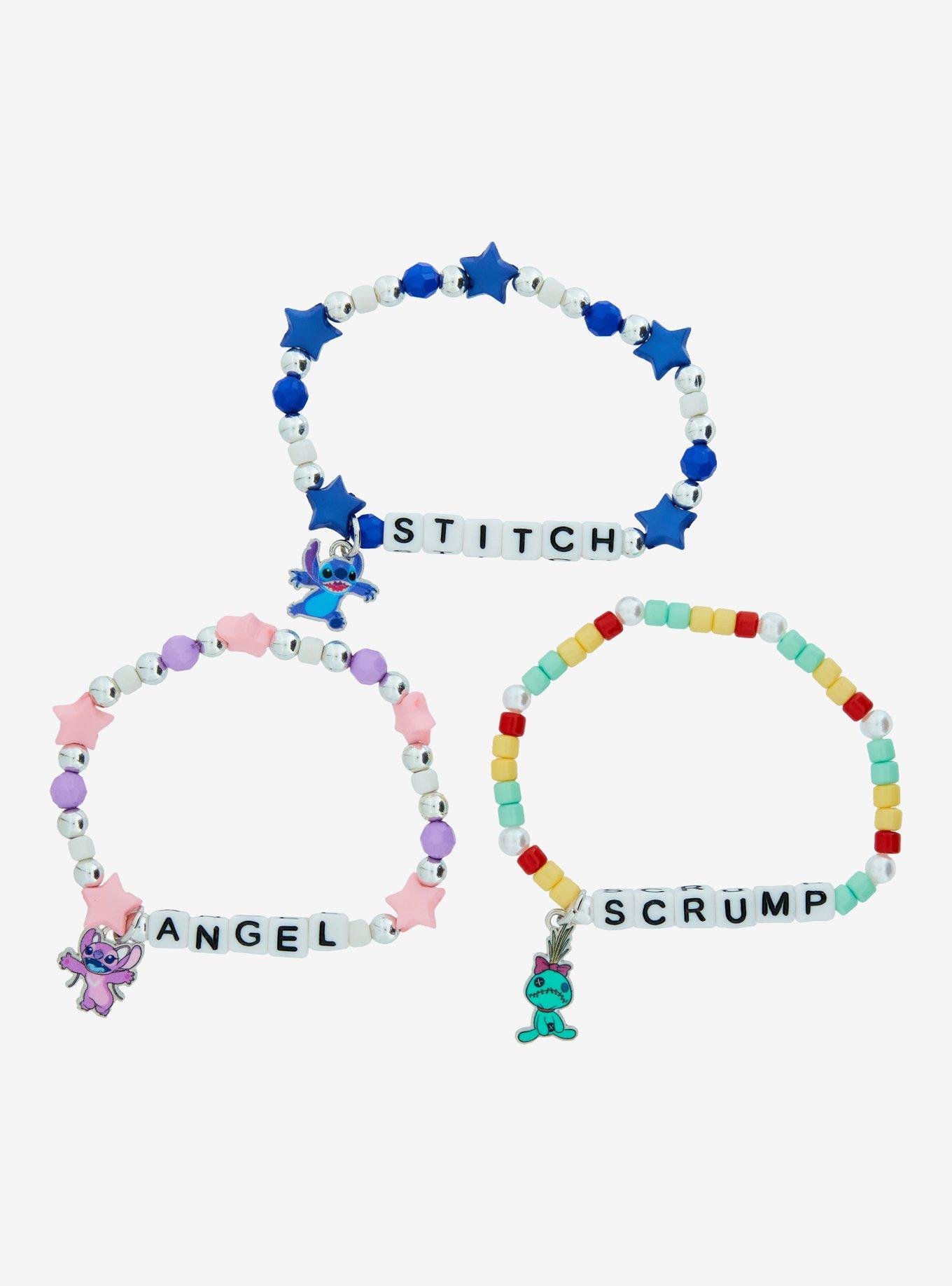 Disney Stitch & Friends Bead Bracelet Set, , hi-res