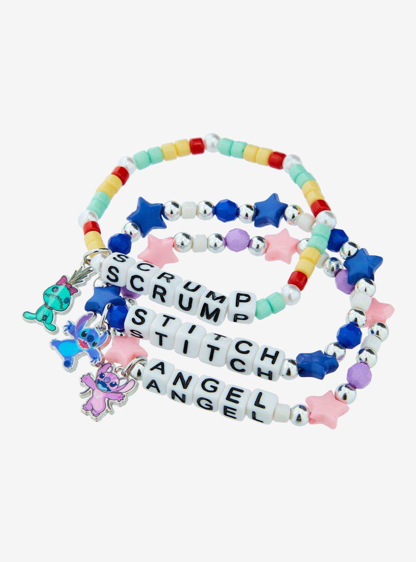 Disney Stitch & Friends Bead Bracelet Set, , alternate