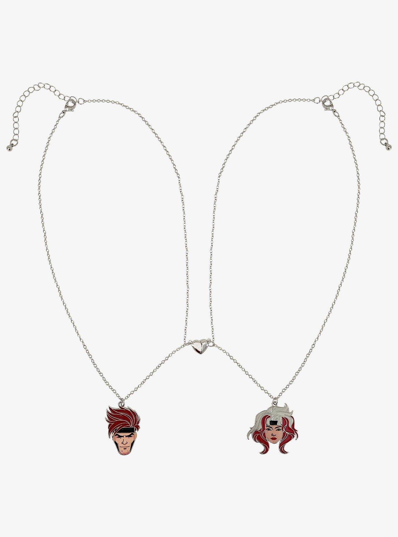 Her Universe Marvel X-Men '97 Gambit & Rogue Best Friend Necklace Set, , hi-res