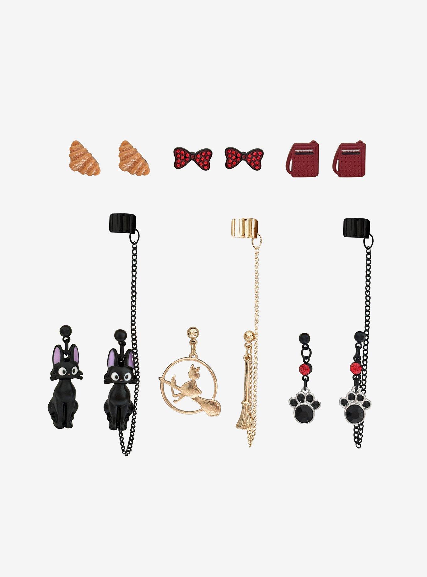 Studio Ghibli® Kiki's Delivery Service Icons Stud & Cuff Earring Set, , hi-res