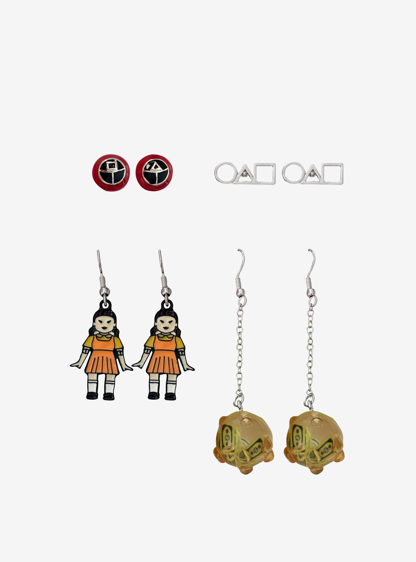 Squid Game Icons Earring Set, , hi-res