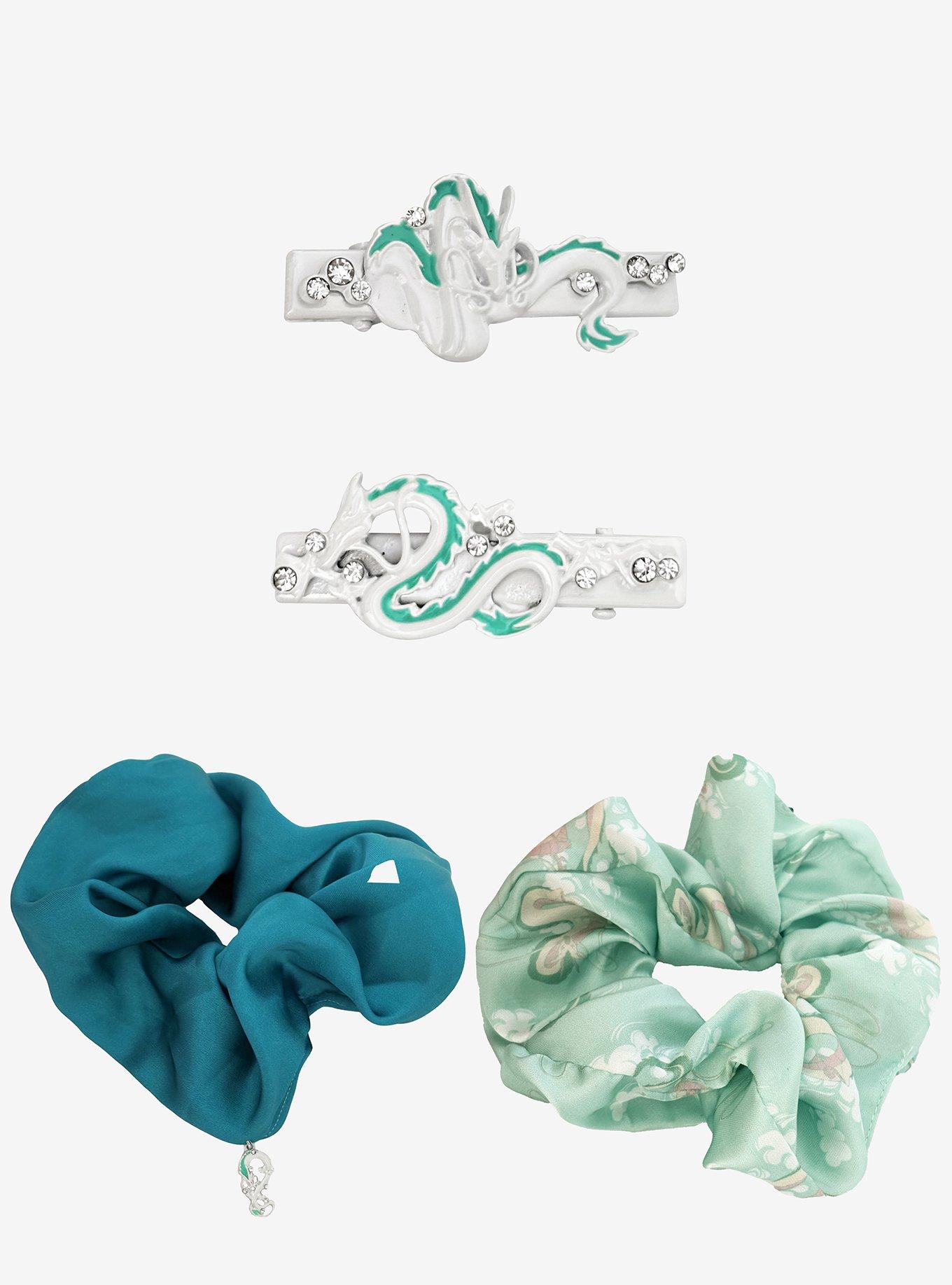 Studio Ghibli® Spirited Away Haku Hair Clip & Scrunchie Set, , hi-res