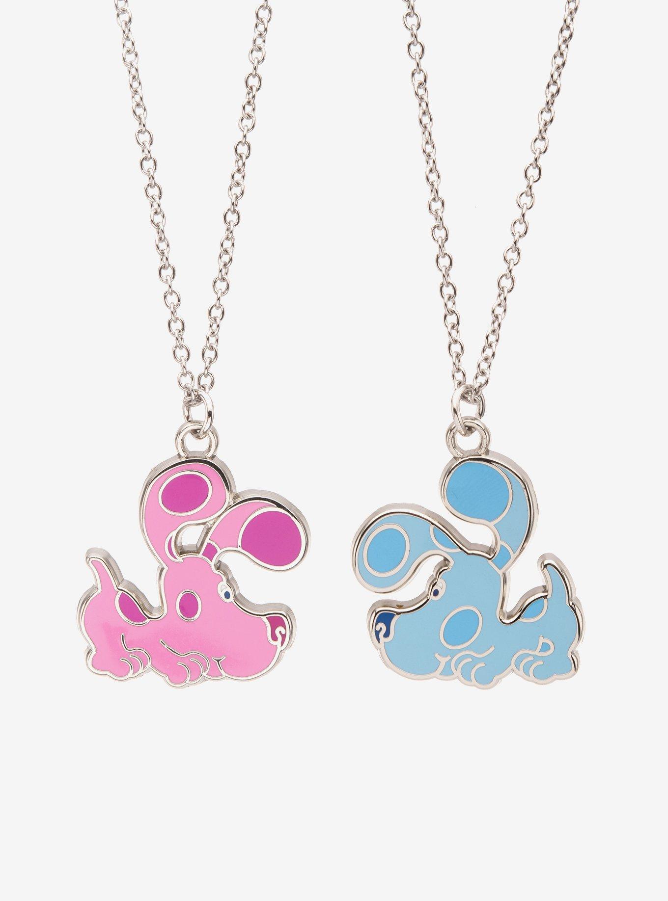 Blue's Clues Blue & Magenta Best Friend Necklace Set, , hi-res