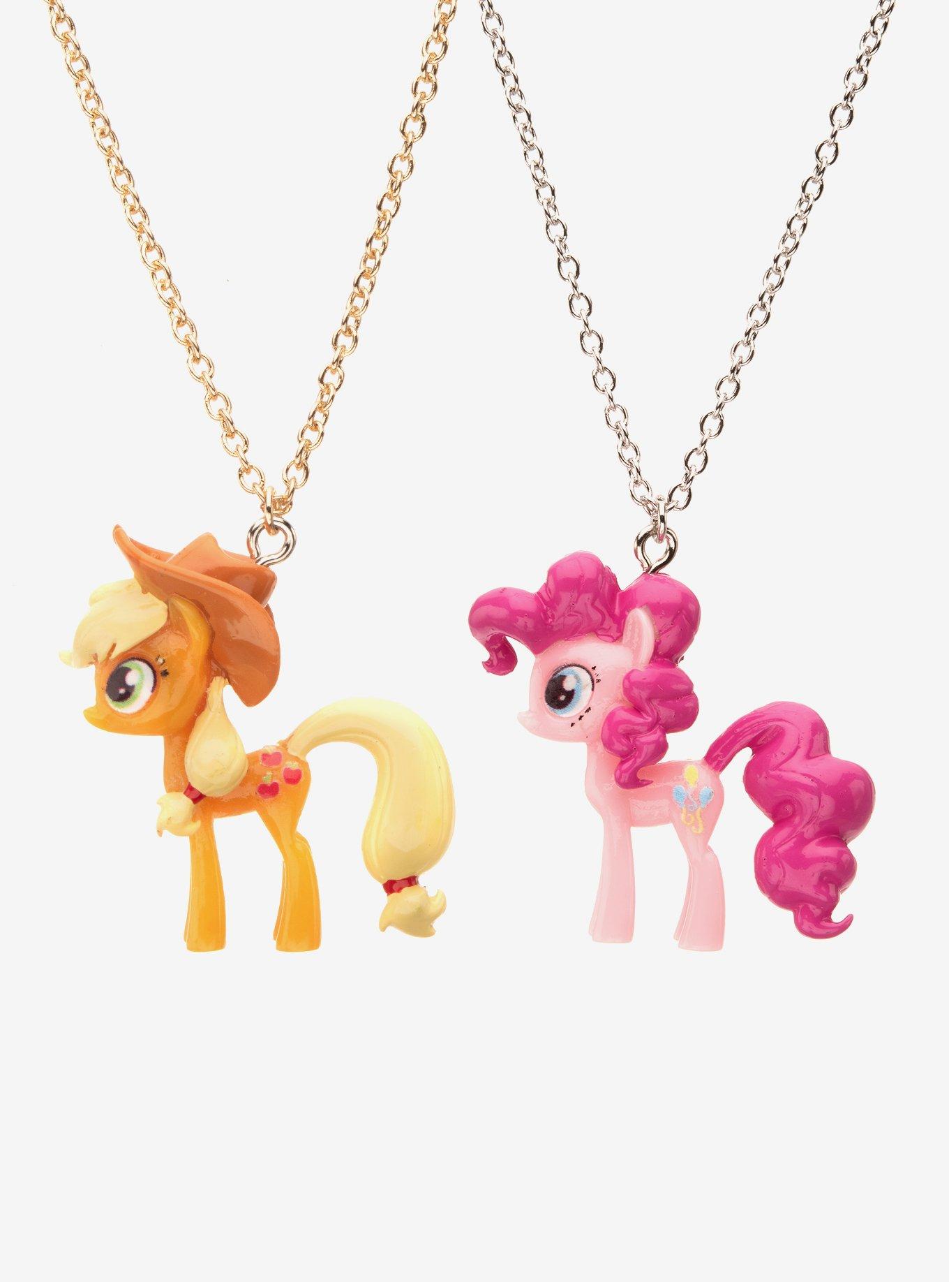 My Little Pony Applejack & Pinkie Pie Best Friend Necklace Set, , hi-res