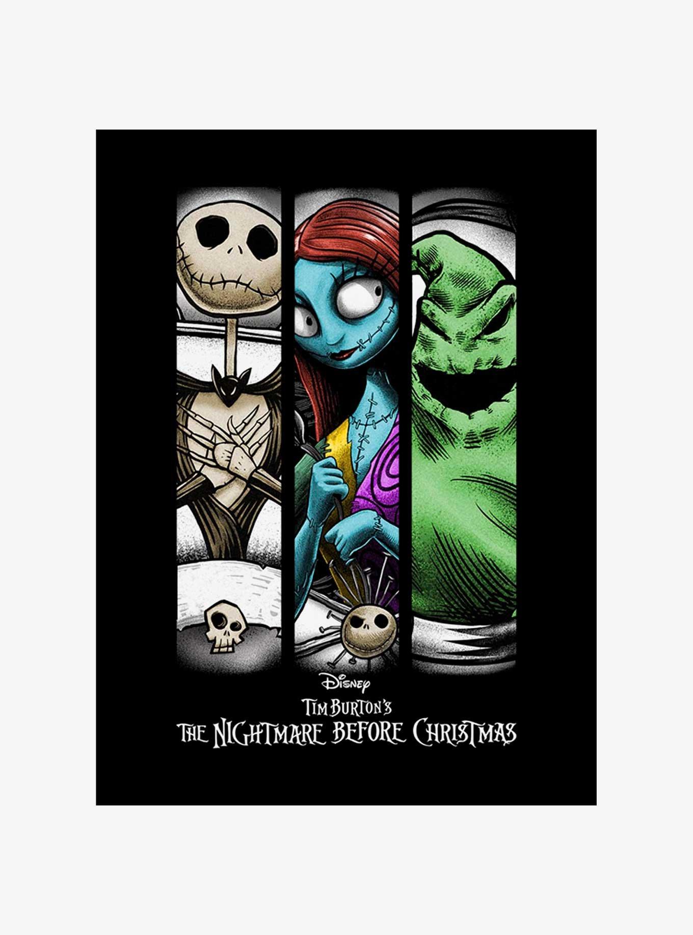 The Nightmare Before Christmas Group Grid T-Shirt, , hi-res