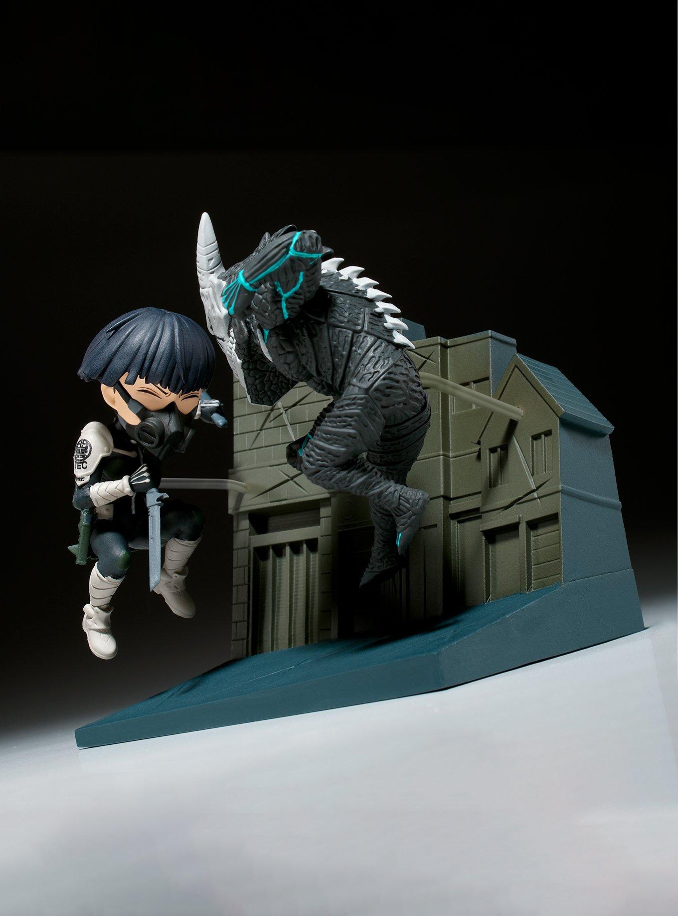 Banpresto Kaiju No. 8 World Collectable Figure Log Stories Soshiro Hoshina vs. Kaiju No. 8 Figure, , alternate