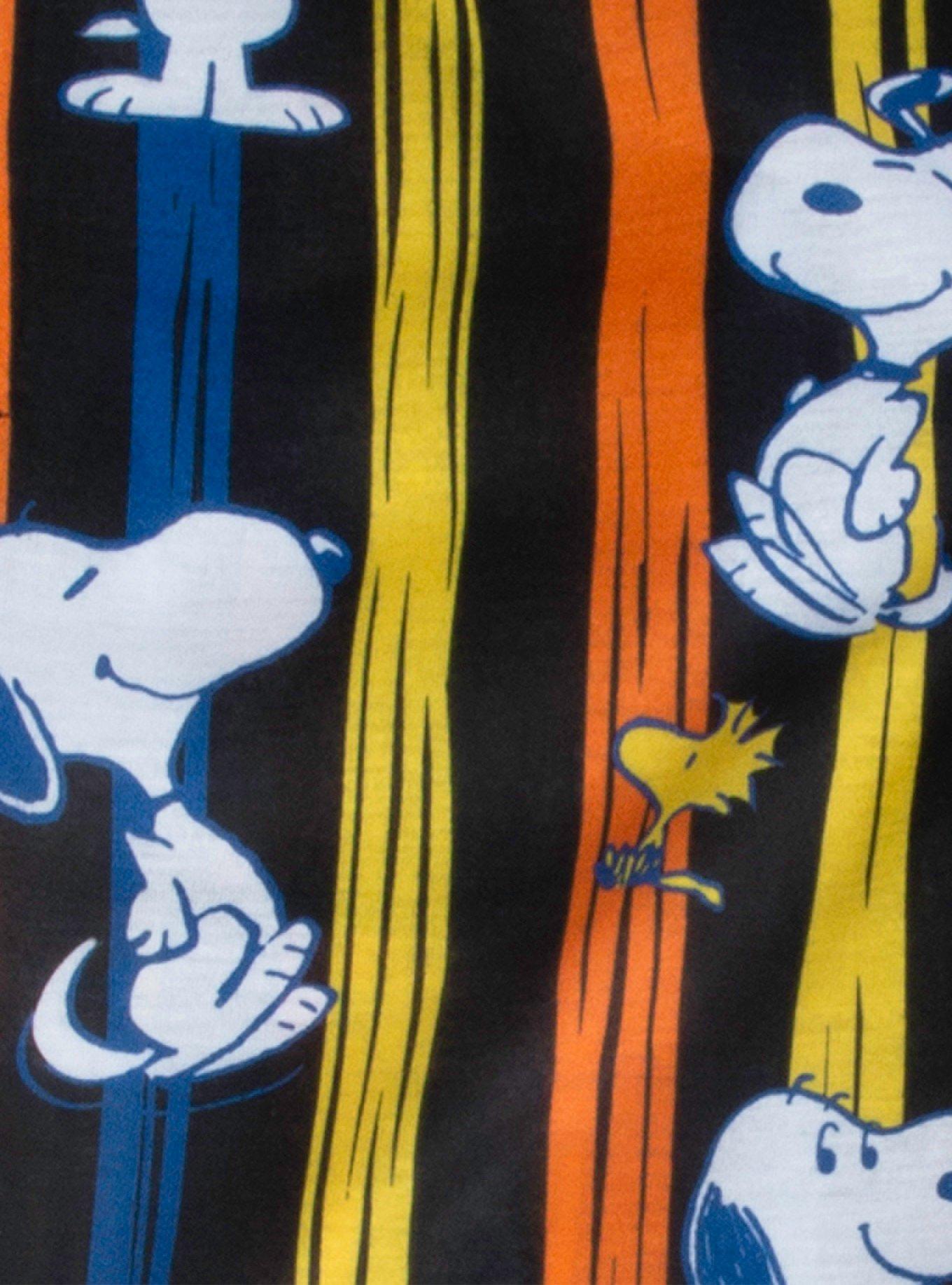Snoopy Stripes Youth Pajama Shorts, , hi-res