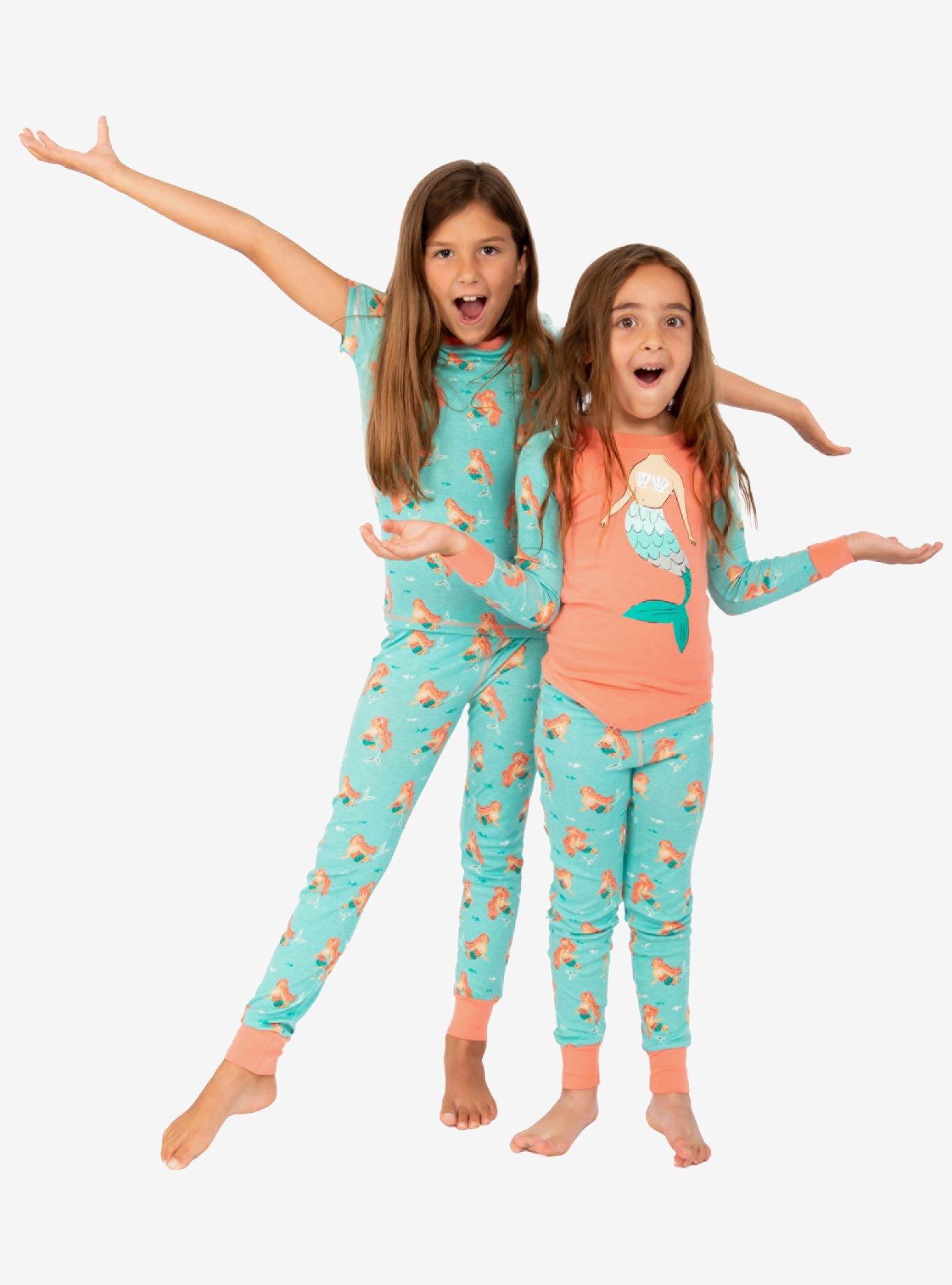 Mermaid Moments 3-Piece Youth Pajama Set, , hi-res