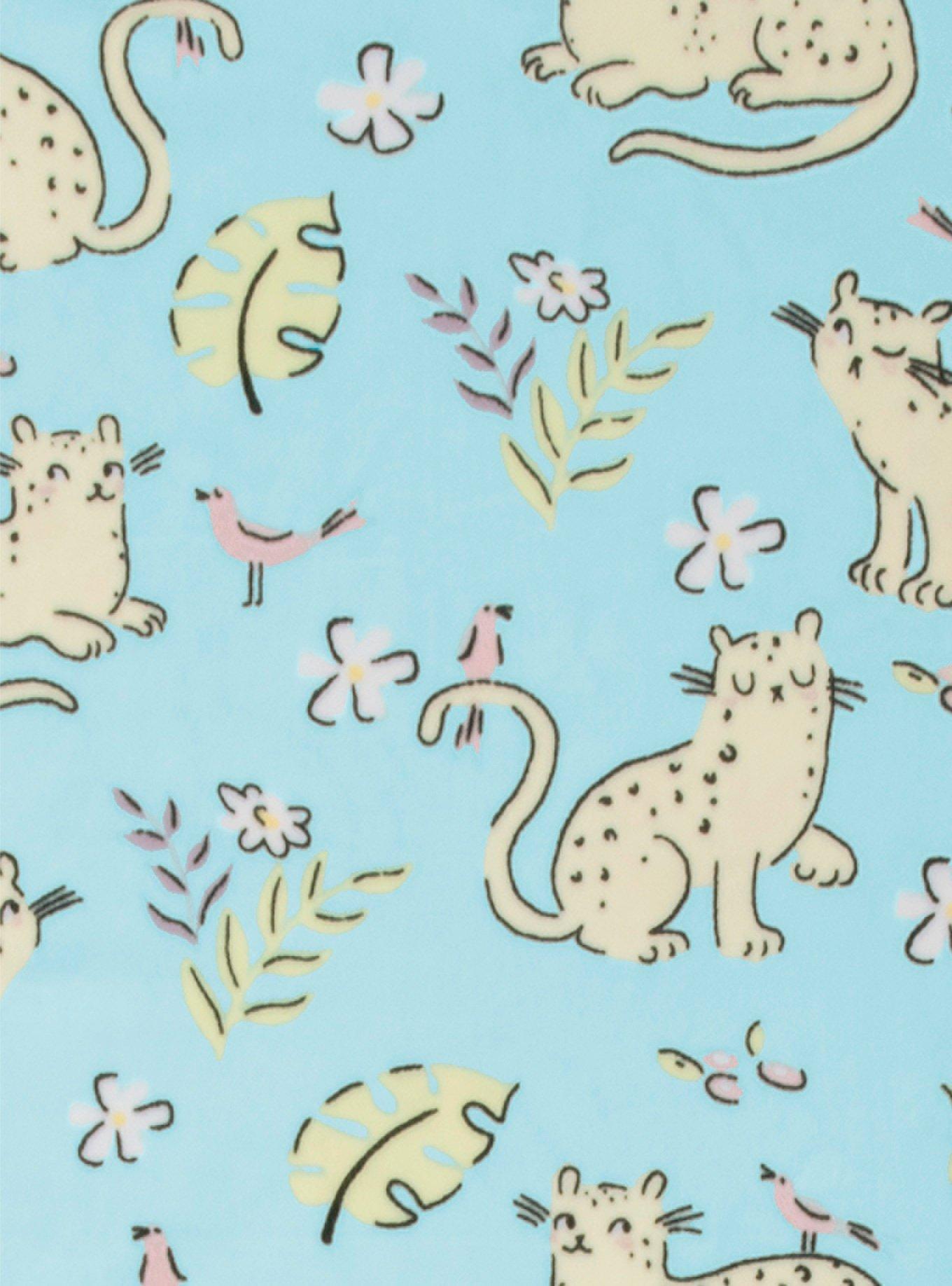 Jungle Kitties Youth Pajama Set, , hi-res