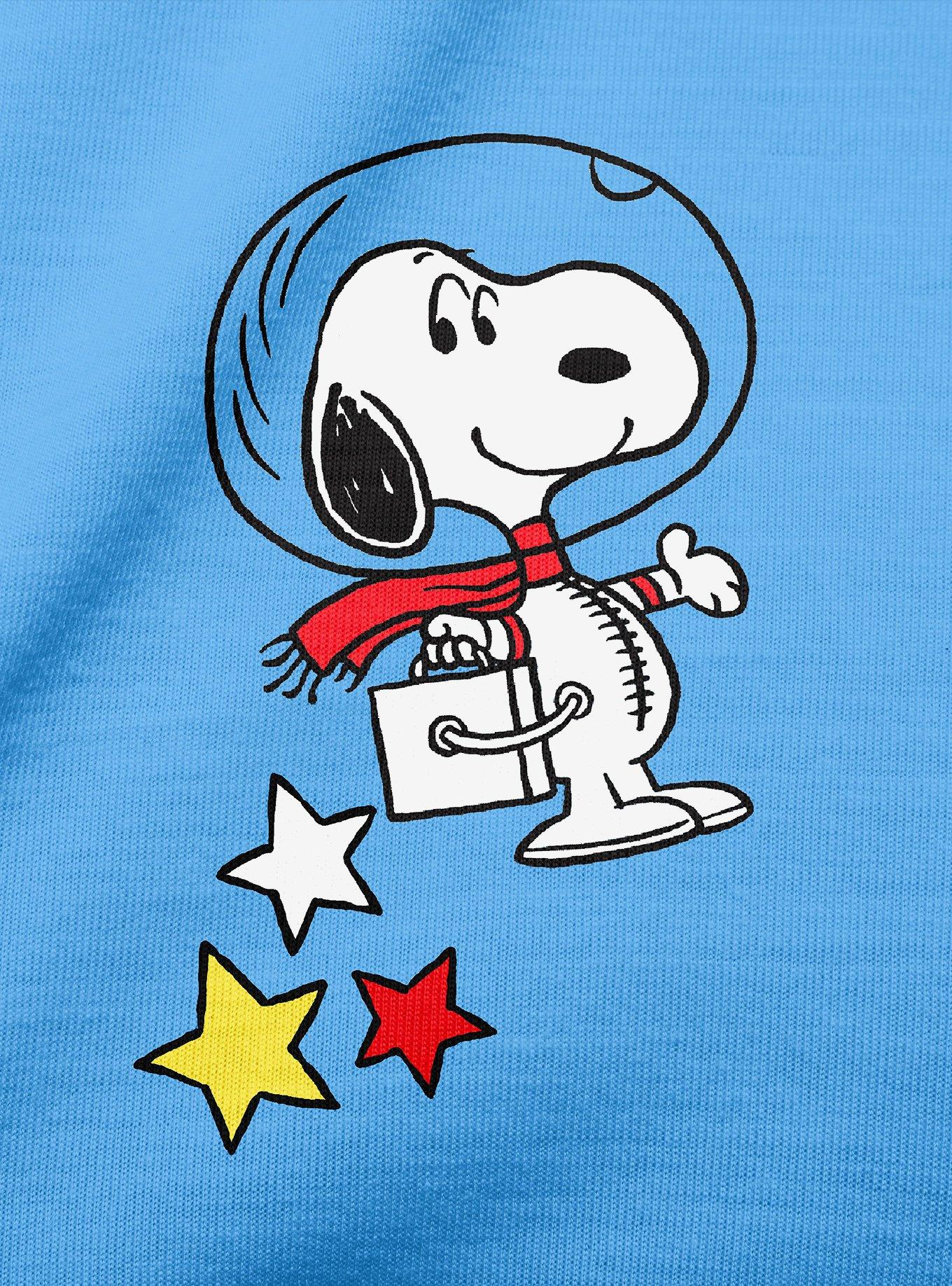 Snoopy Astronaut Long Sleeve Raglan Youth Pajama Set, , hi-res