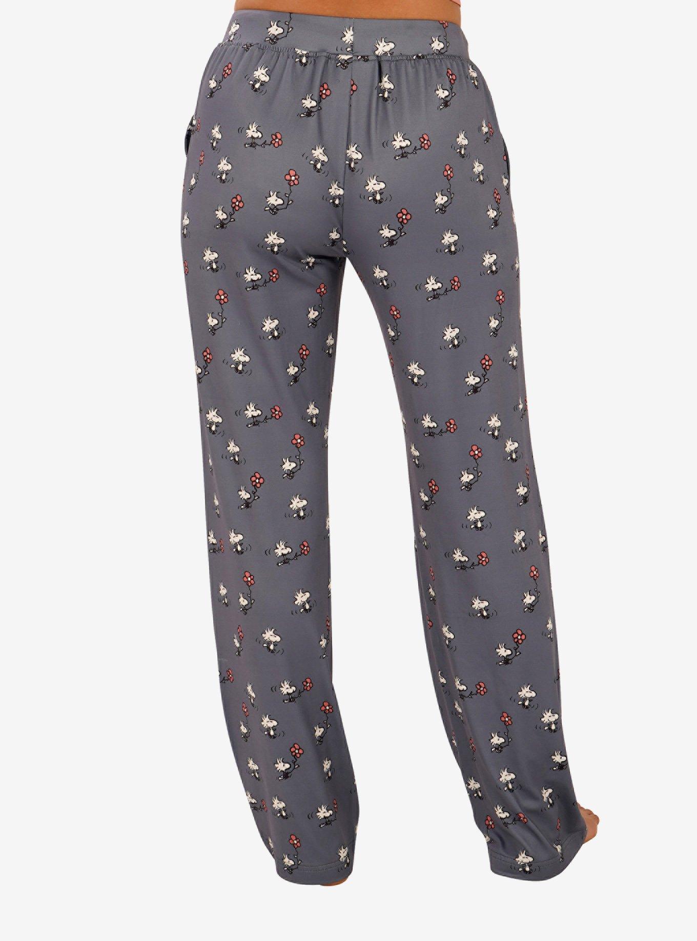 Peanuts Woodstock Floral Straight Leg Sleep Pant