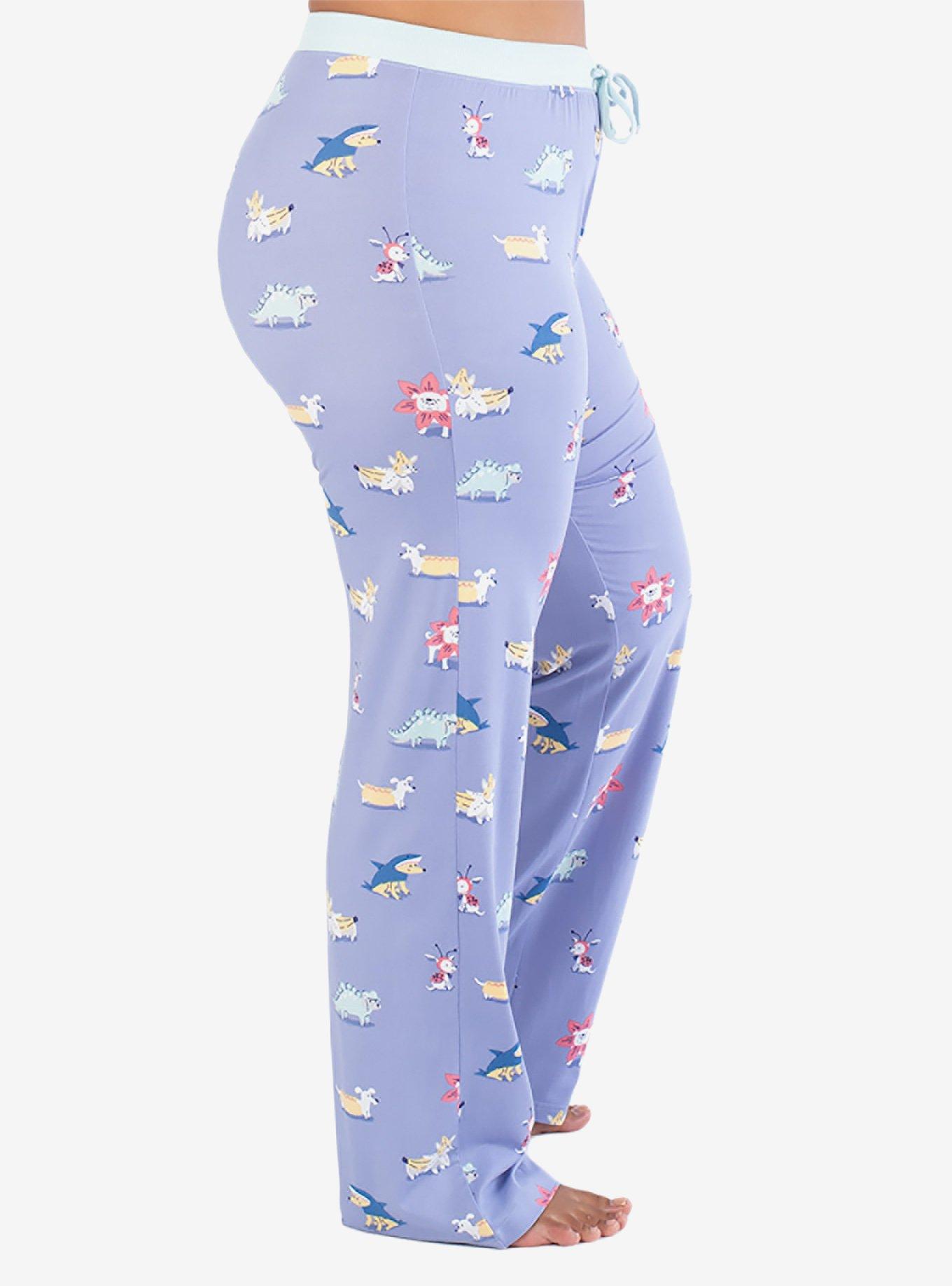 Dog Costume Straight Leg Sleep Pant, , hi-res