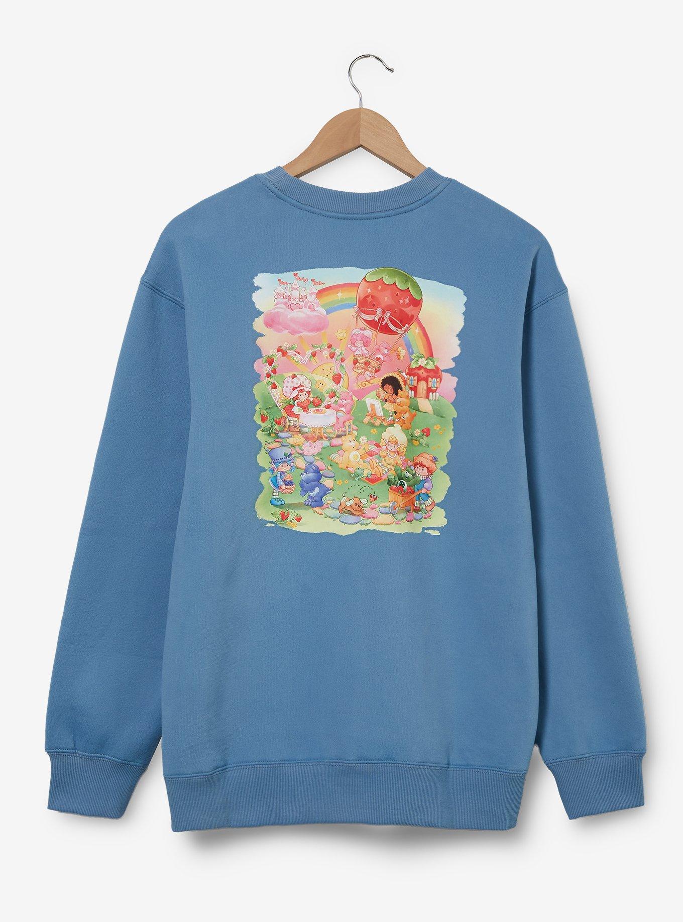 Strawberry Shortcake x Care Bears Strawberry & Cheer Bear Crewneck, , alternate